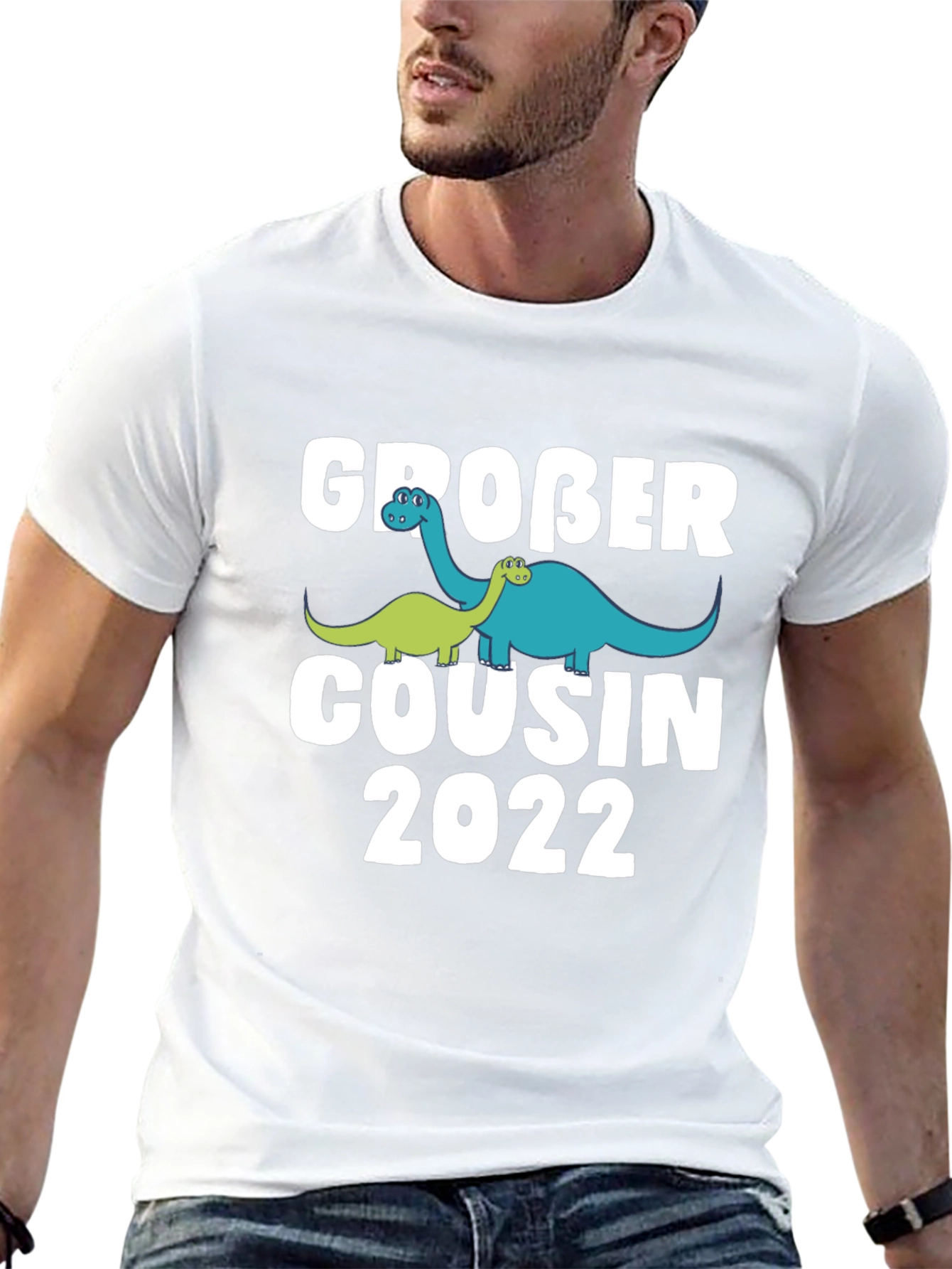 Großer Cousin 2022 Dinosaur T-Shirt