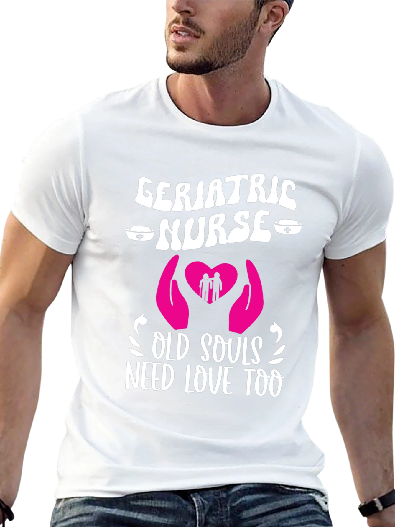 Geriatric Nurse Old Souls Love T-Shirt