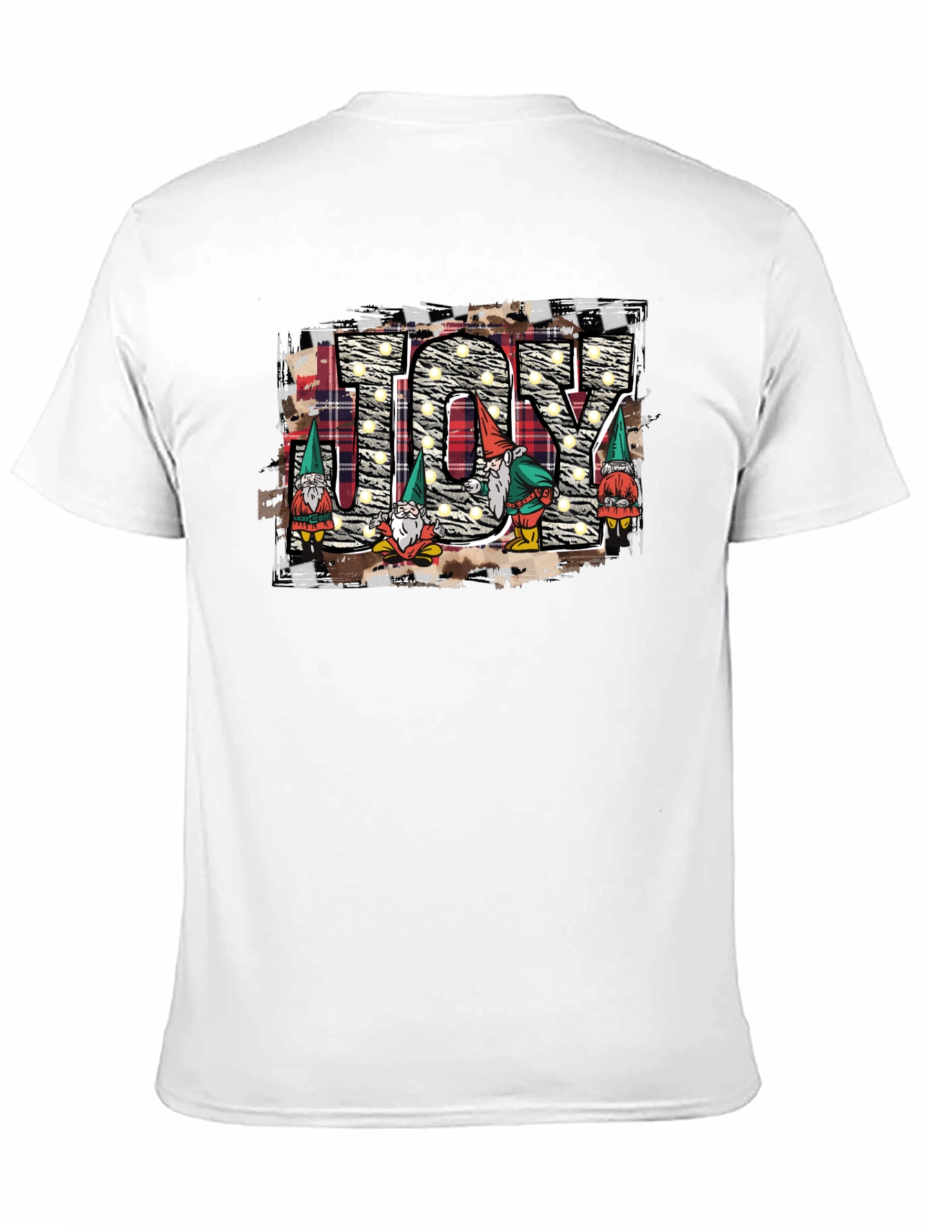 JOY Gnome Christmas T-Shirt - Holiday Cheer