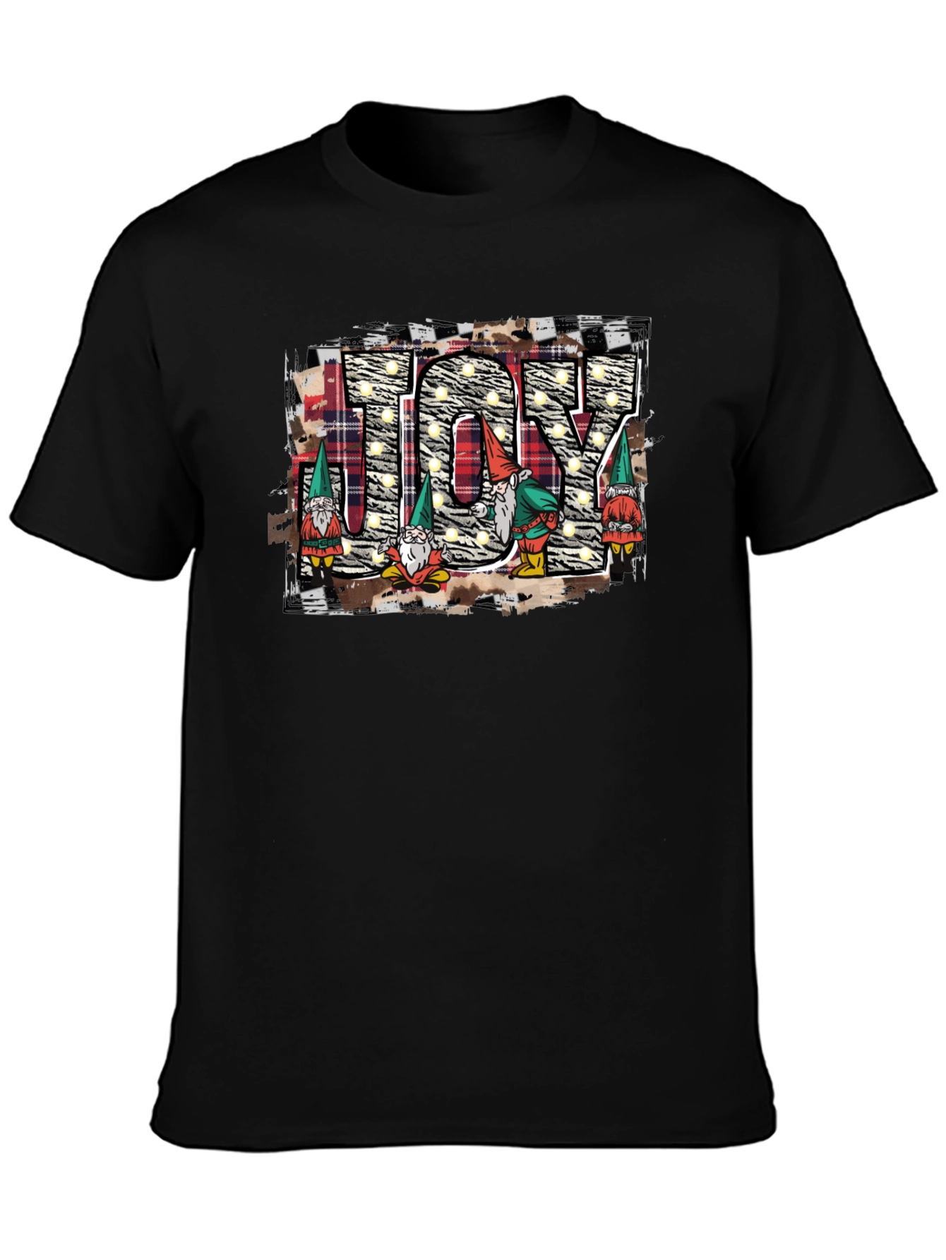 JOY Gnome Christmas T-Shirt - Holiday Cheer