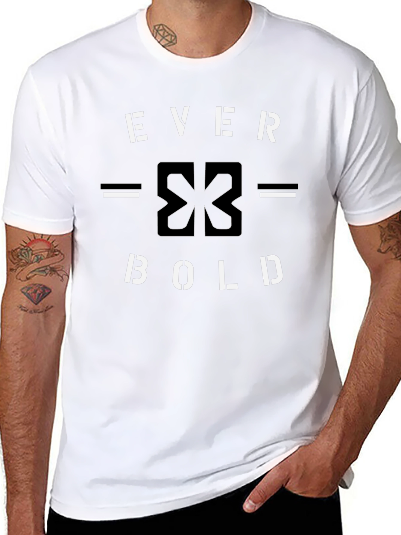 Ever Bold Graphic Tee - Black