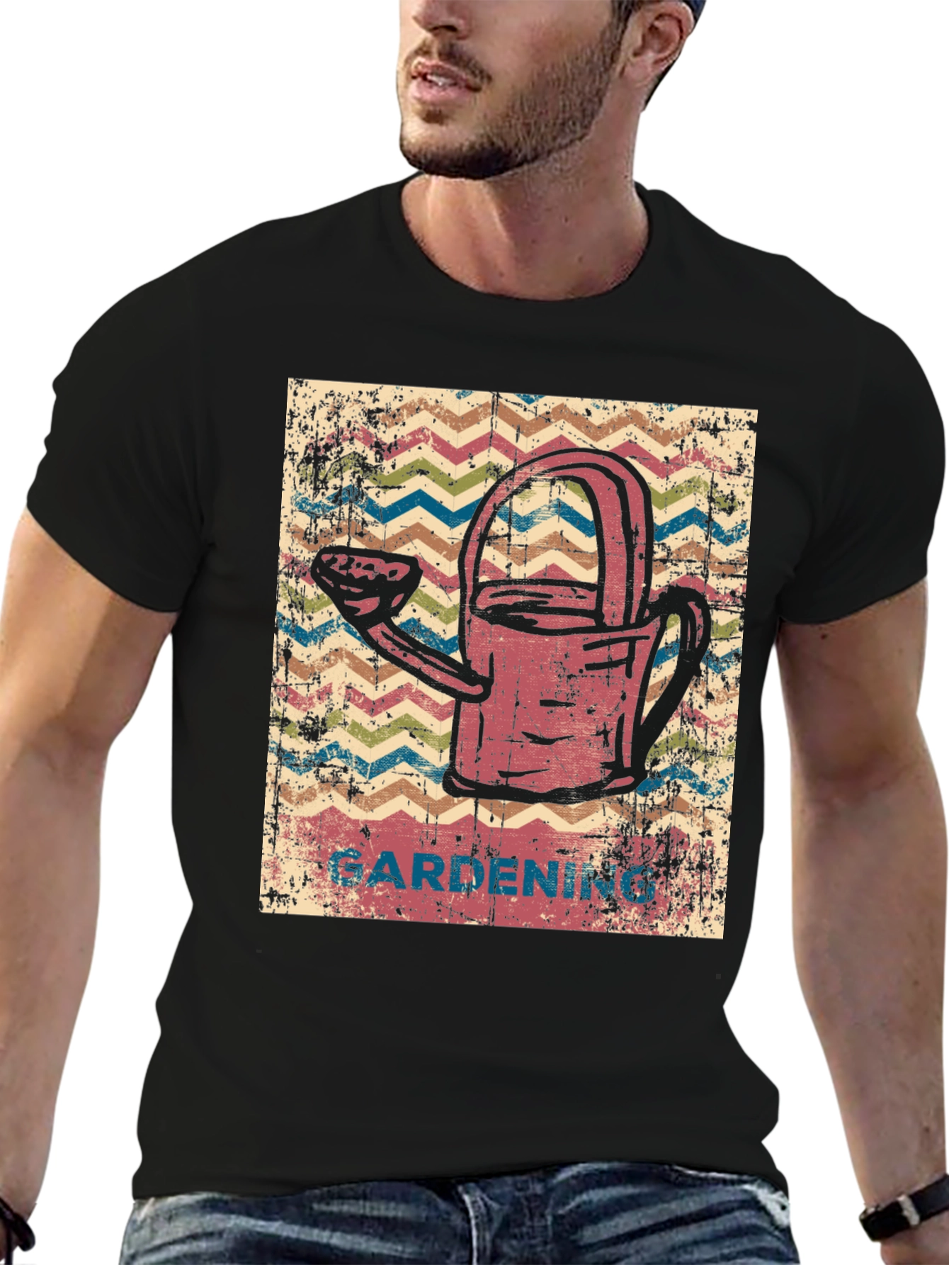 Gardening Retro Style Graphic T-Shirt