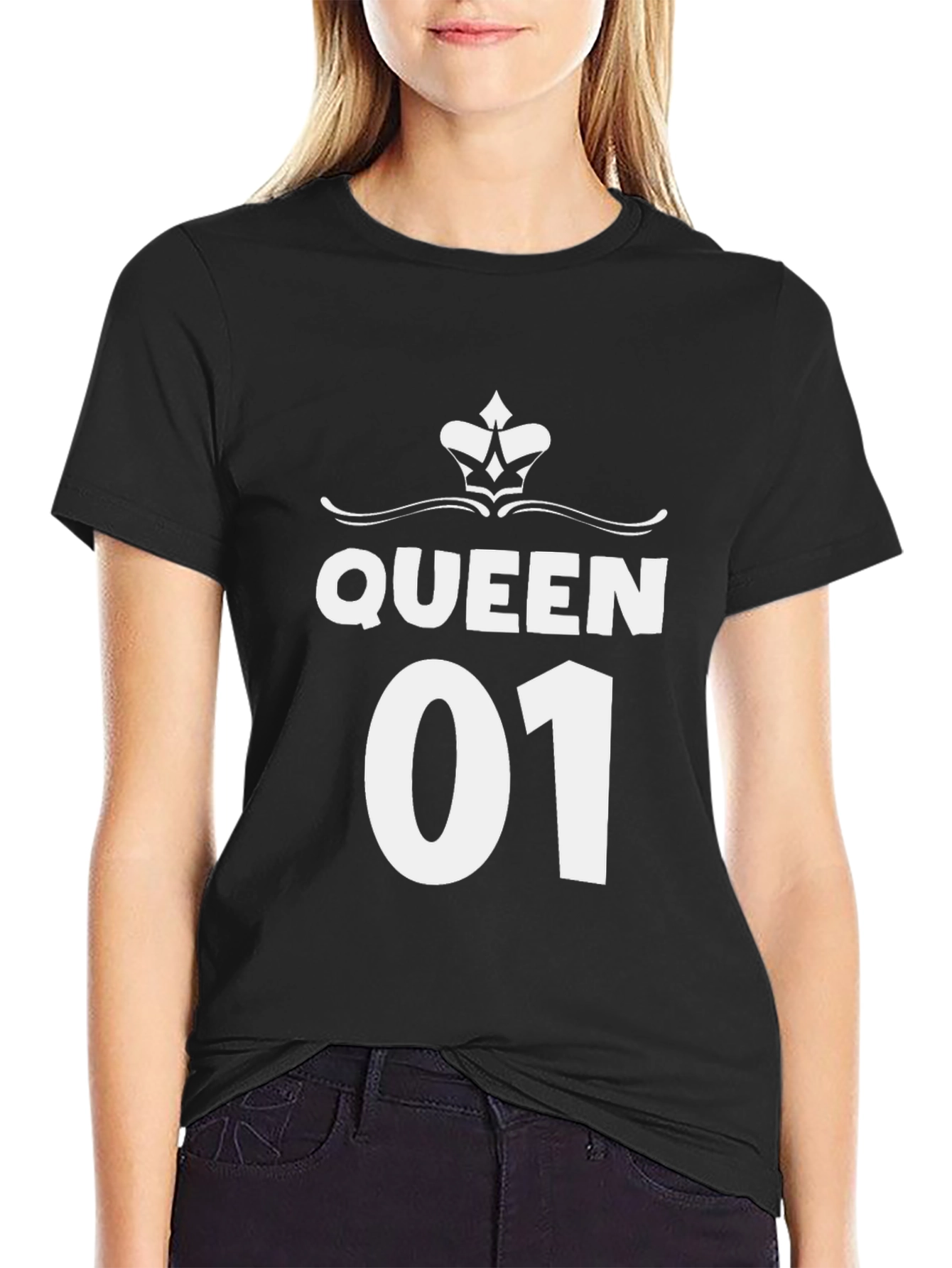 Queen 01 Graphic T-Shirt - Stylish Couple Apparel