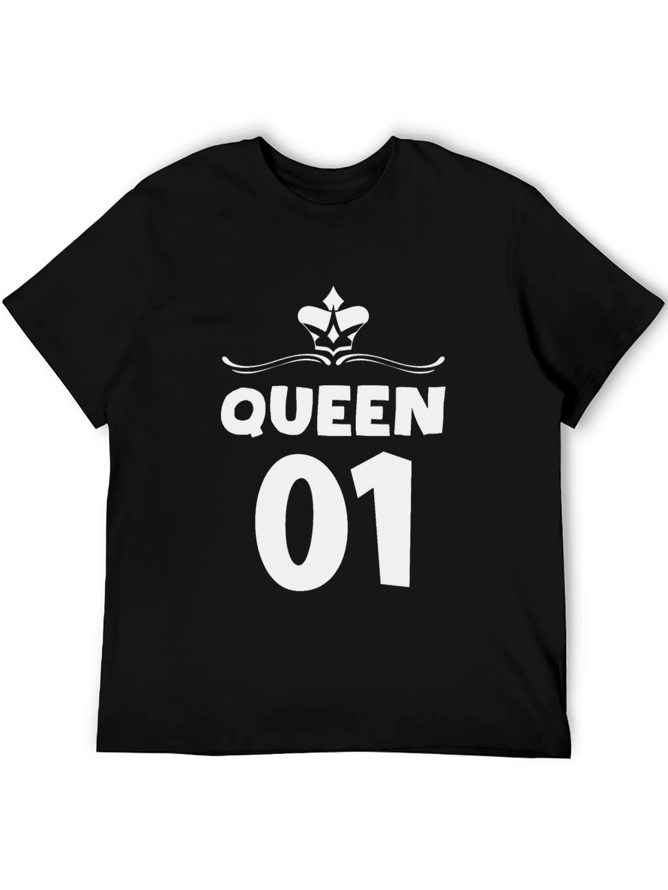 Queen 01 Graphic T-Shirt - Stylish Couple Apparel
