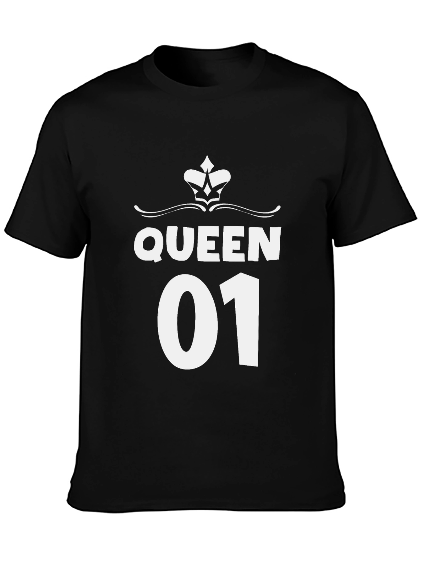 Queen 01 Graphic T-Shirt - Stylish Couple Apparel
