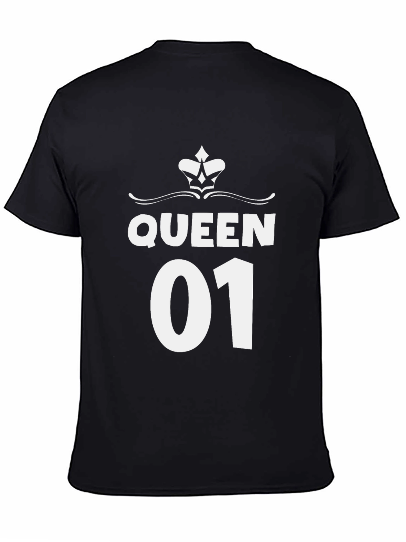 Queen 01 Graphic T-Shirt - Stylish Couple Apparel