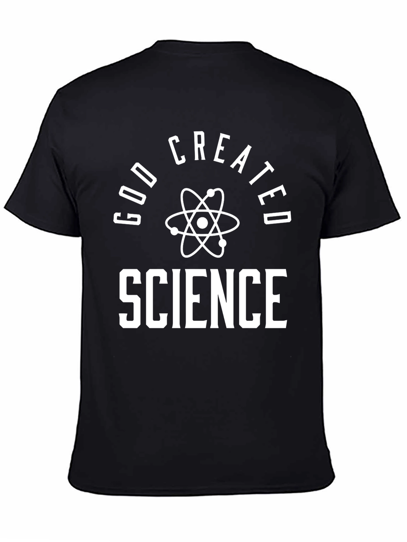 God Created Science T-Shirt - Black