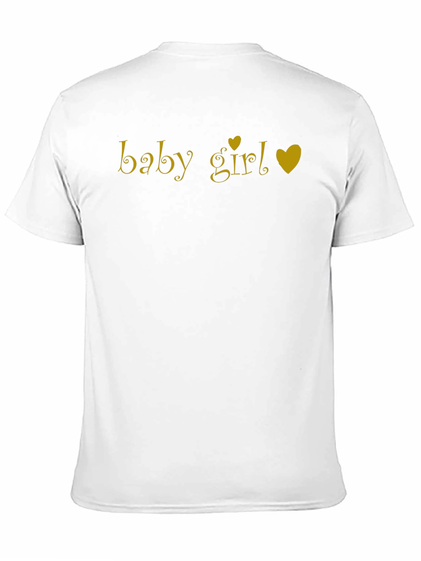 Baby Girl Heart Tee - Soft Cotton Black T-Shirt