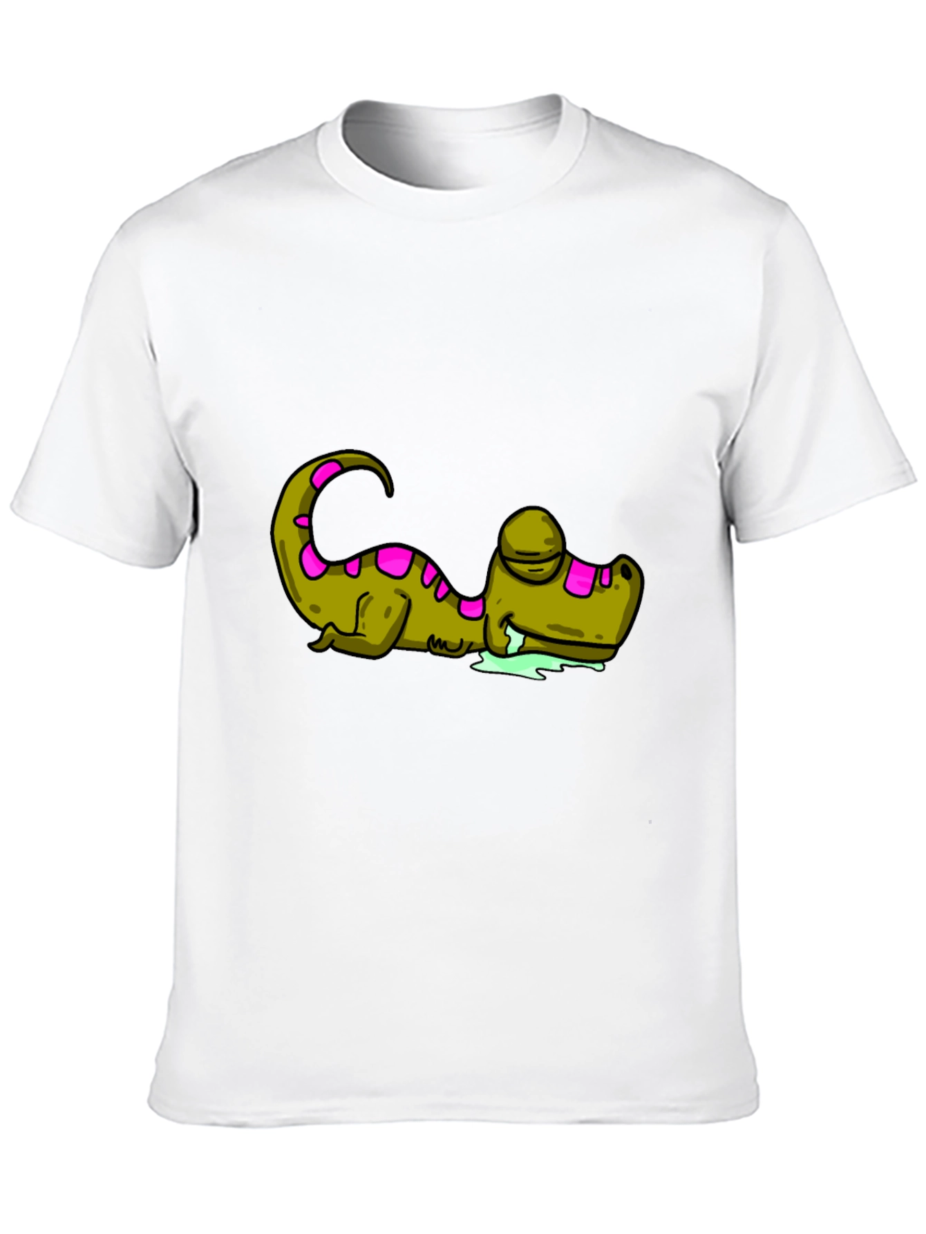 Lazy Alligator Graphic T-Shirt - Relaxed Fit Black