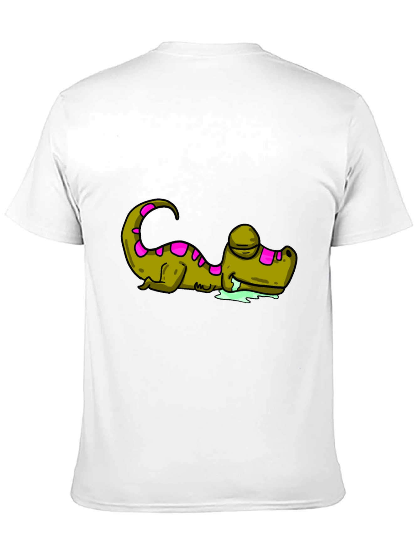 Lazy Alligator Graphic T-Shirt - Relaxed Fit Black