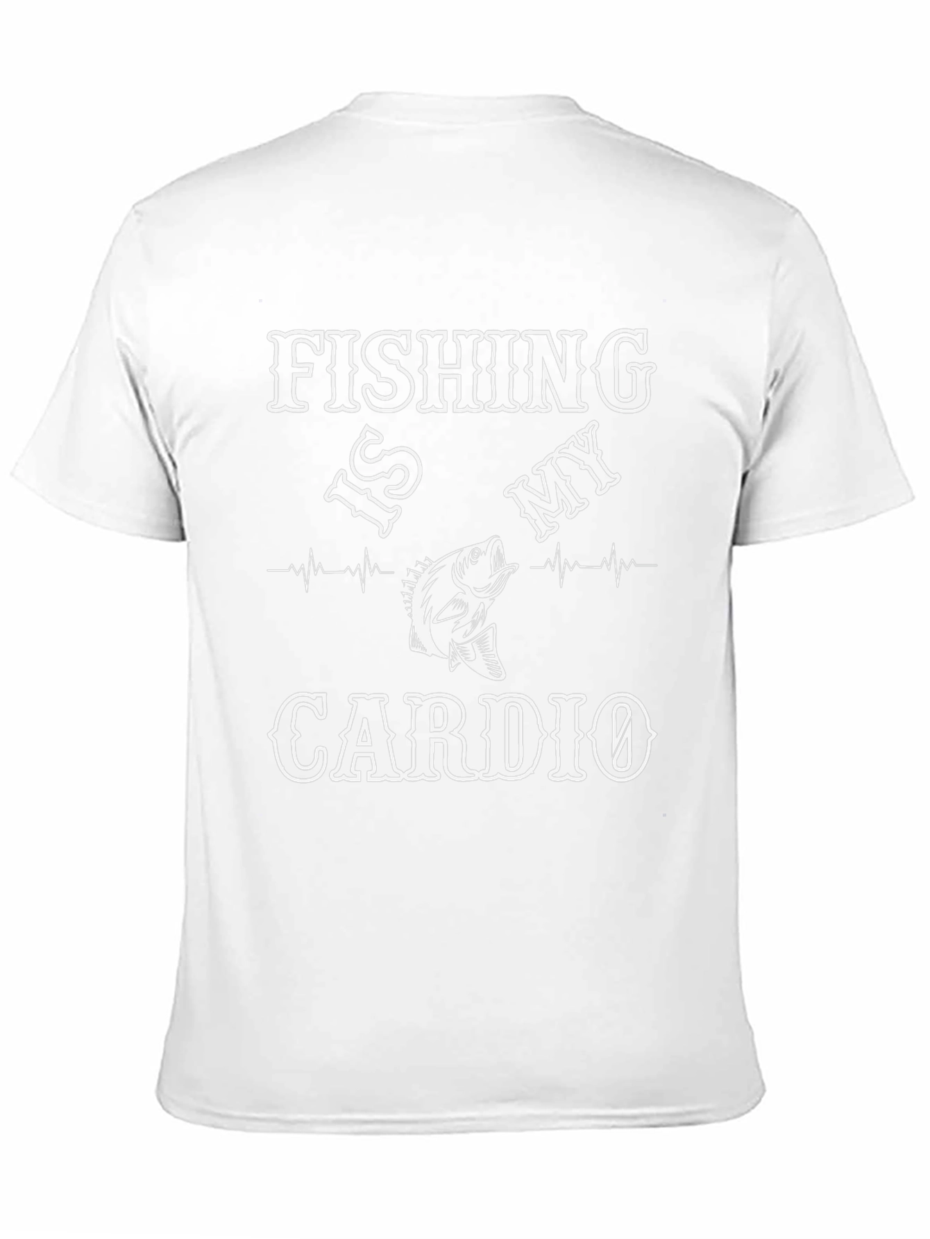 Fishing Is My Cardio T-Shirt - Black