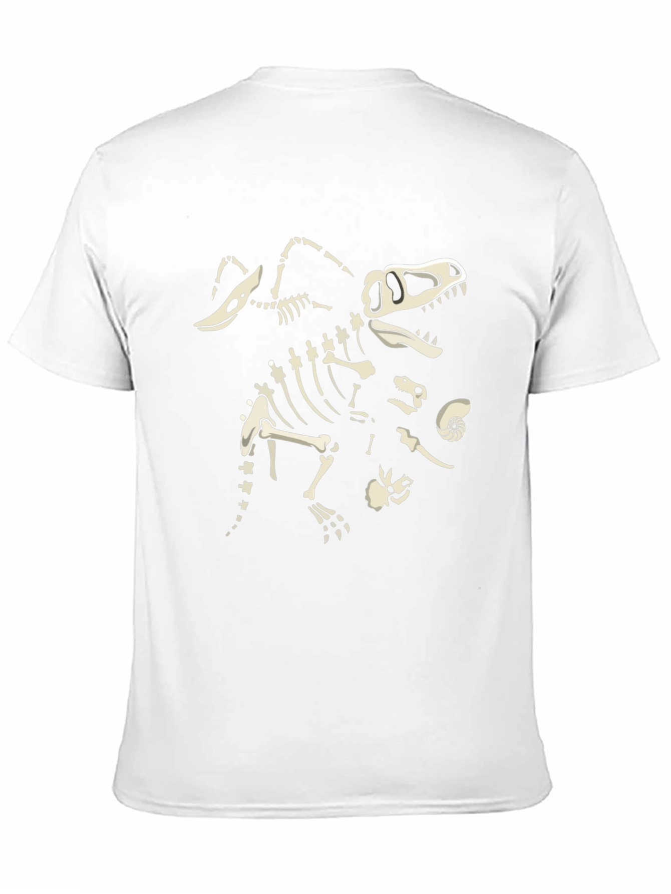 Dino Skeleton Black T-Shirt