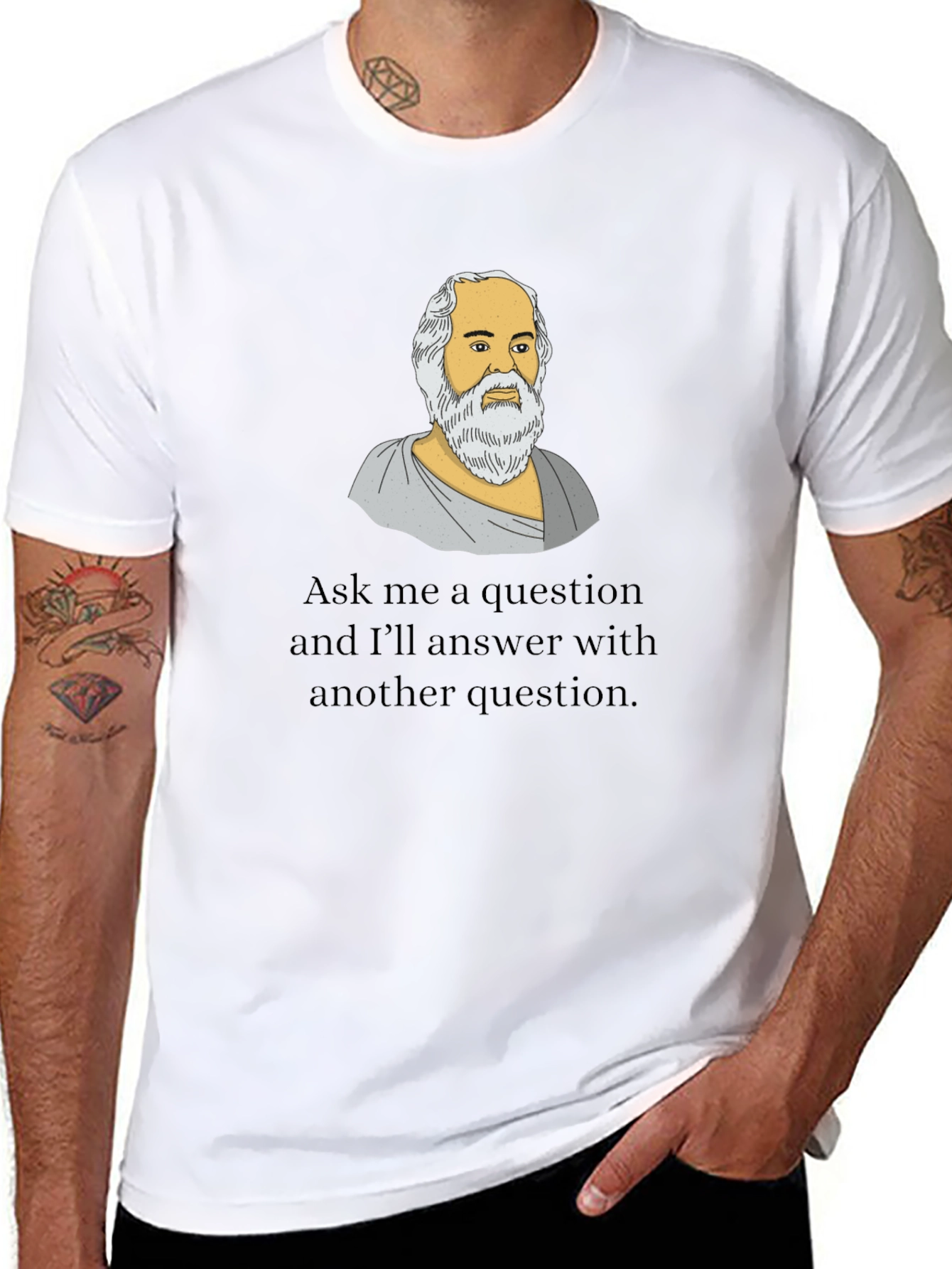 Socrates Question T-Shirt - Philosophy Gift