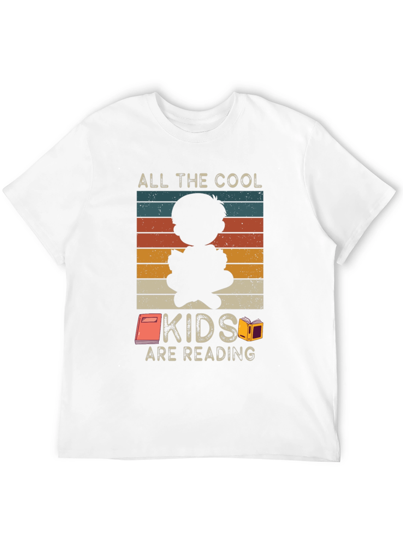 Cool Kids Reading T-Shirt: Retro Style Graphic Tee