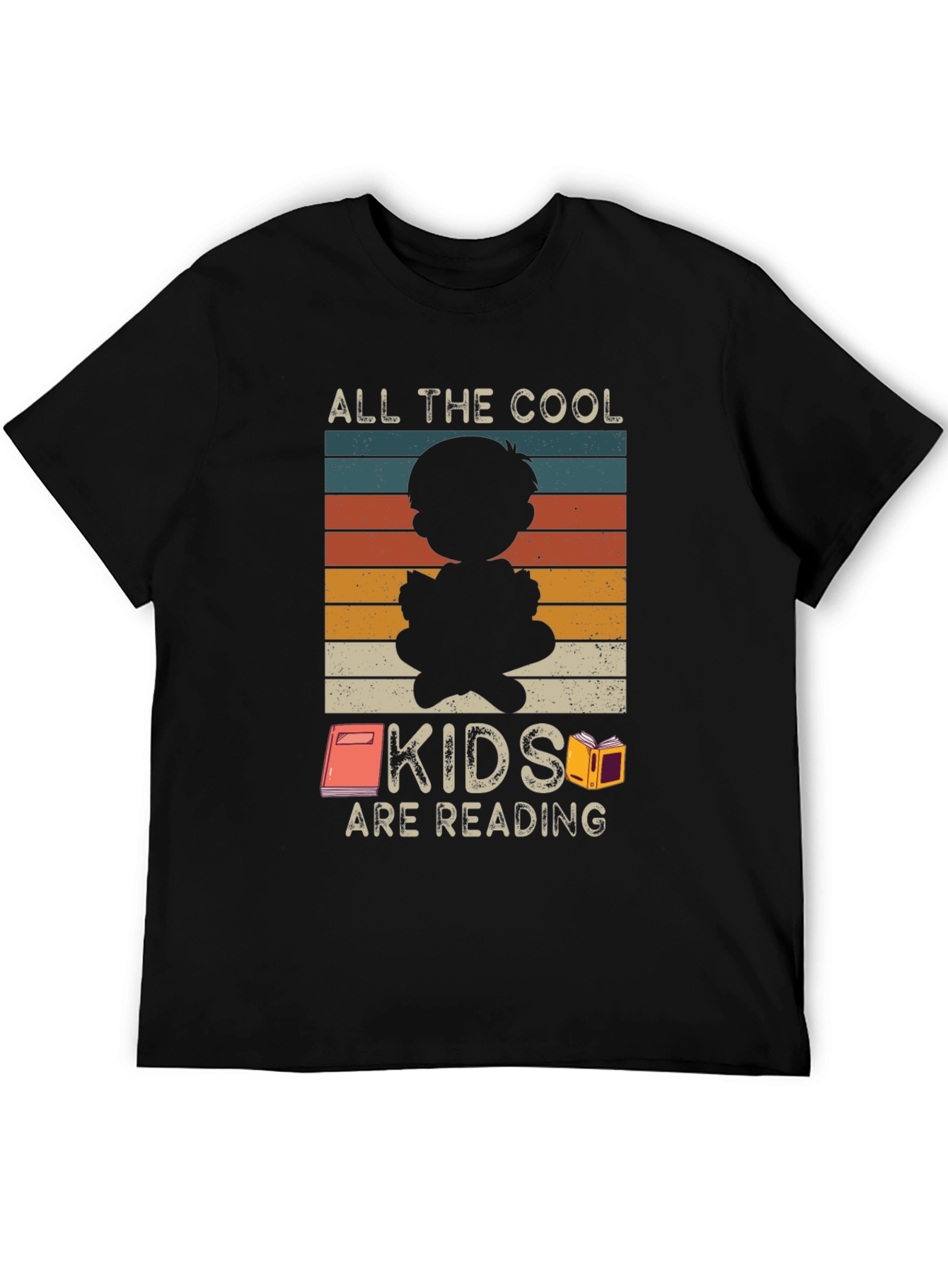 Cool Kids Reading T-Shirt: Retro Style Graphic Tee
