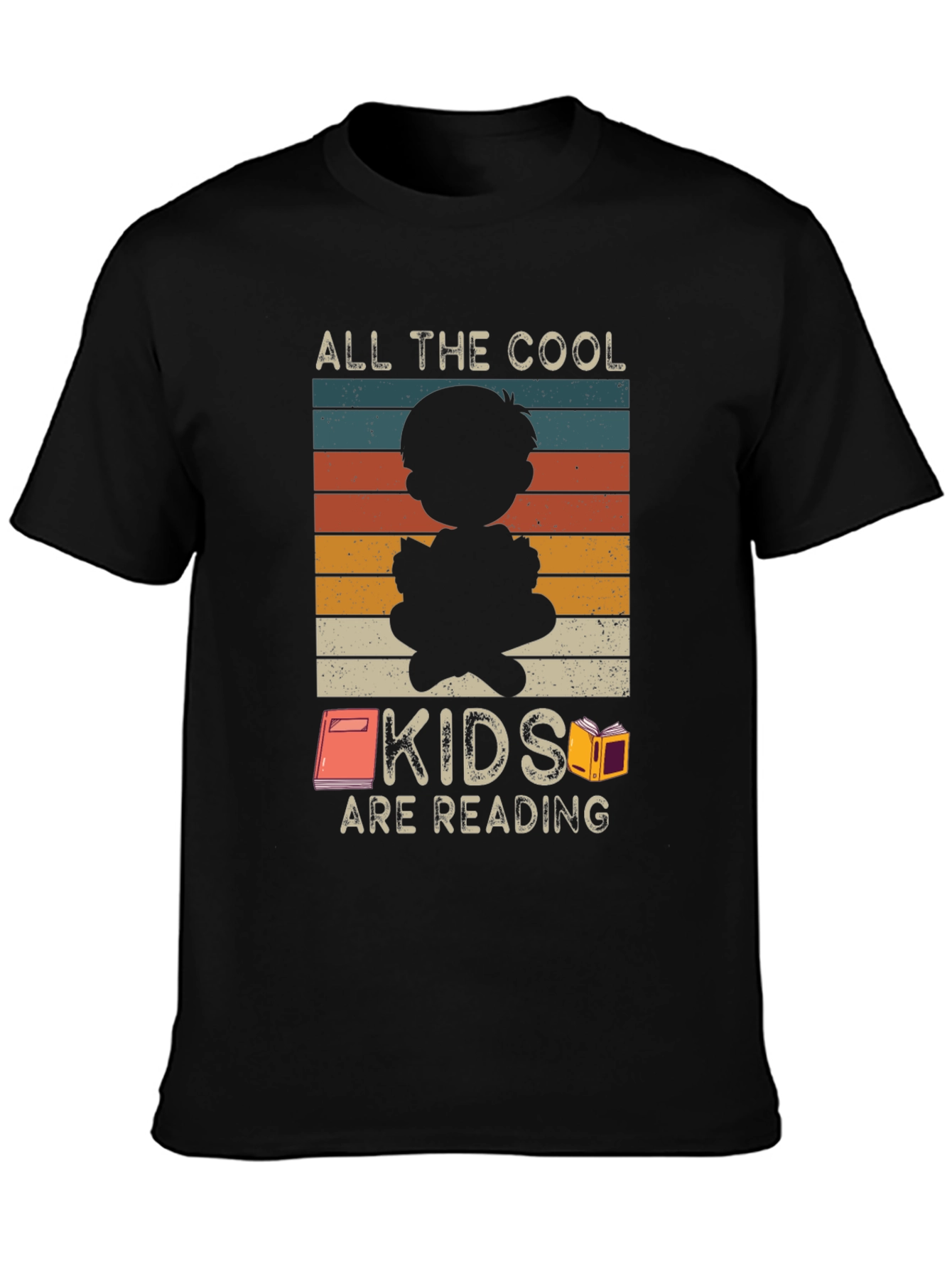 Cool Kids Reading T-Shirt: Retro Style Graphic Tee