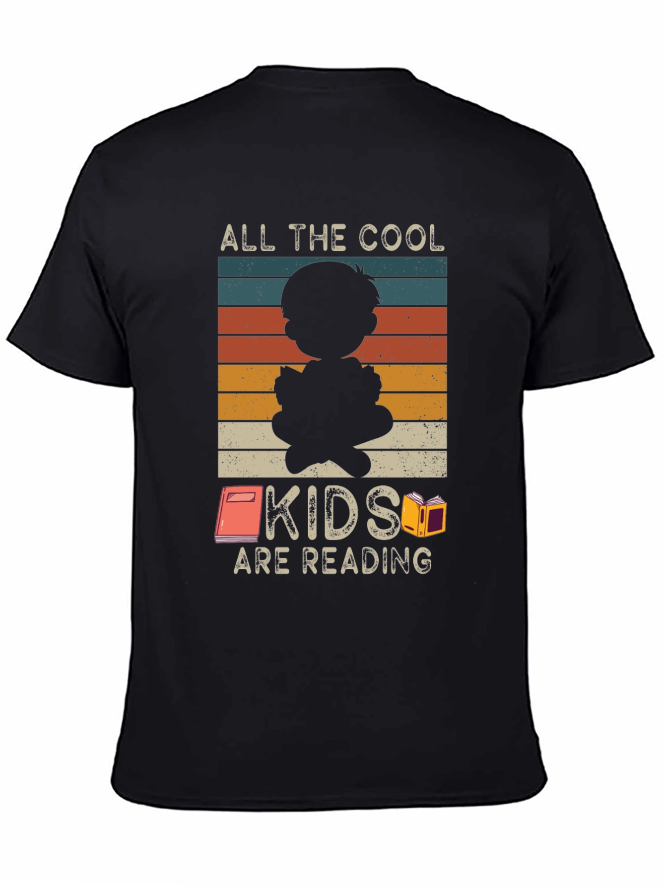 Cool Kids Reading T-Shirt: Retro Style Graphic Tee