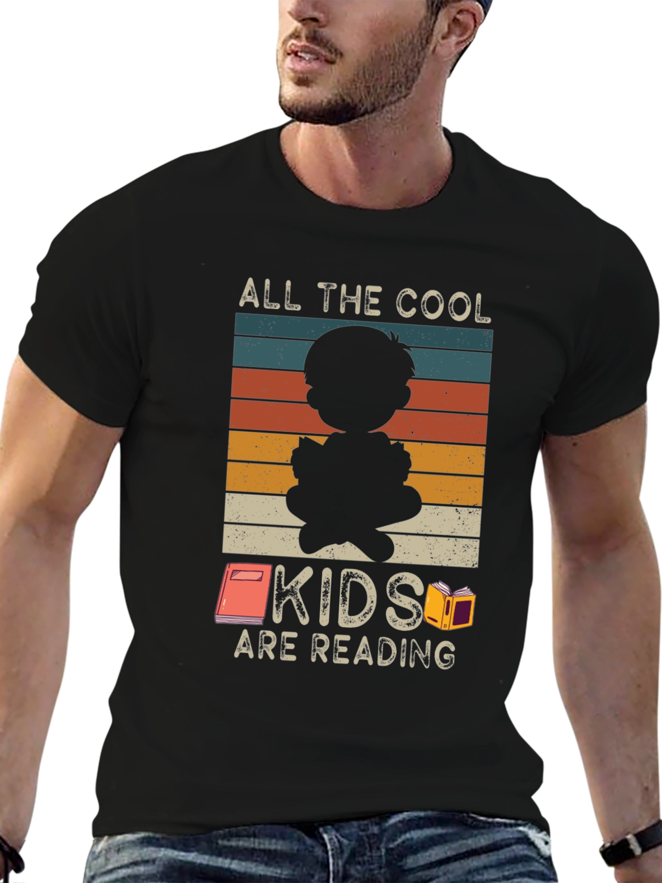 Cool Kids Reading T-Shirt: Retro Style Graphic Tee