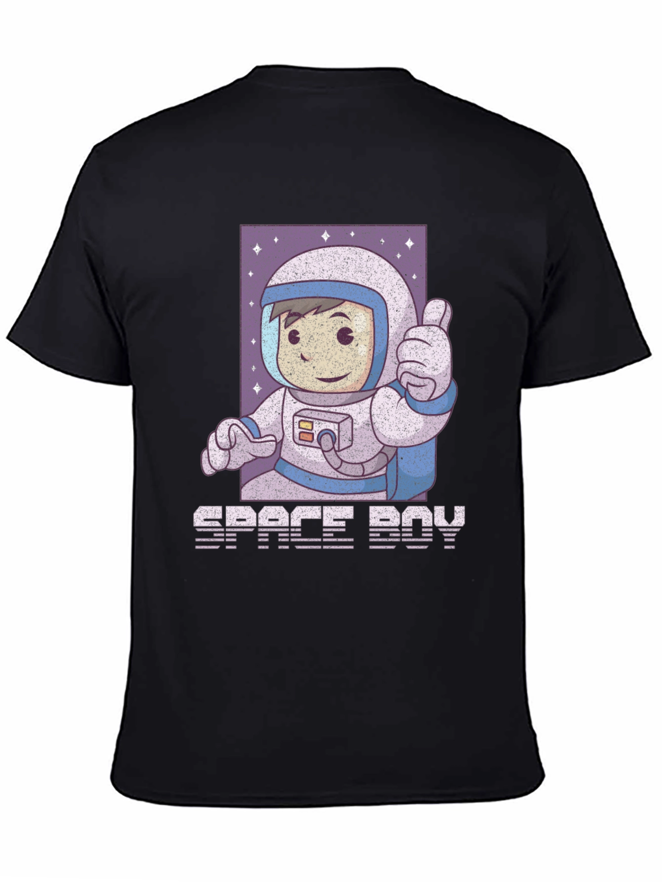 Space Boy Graphic T-Shirt - Astronaut Design