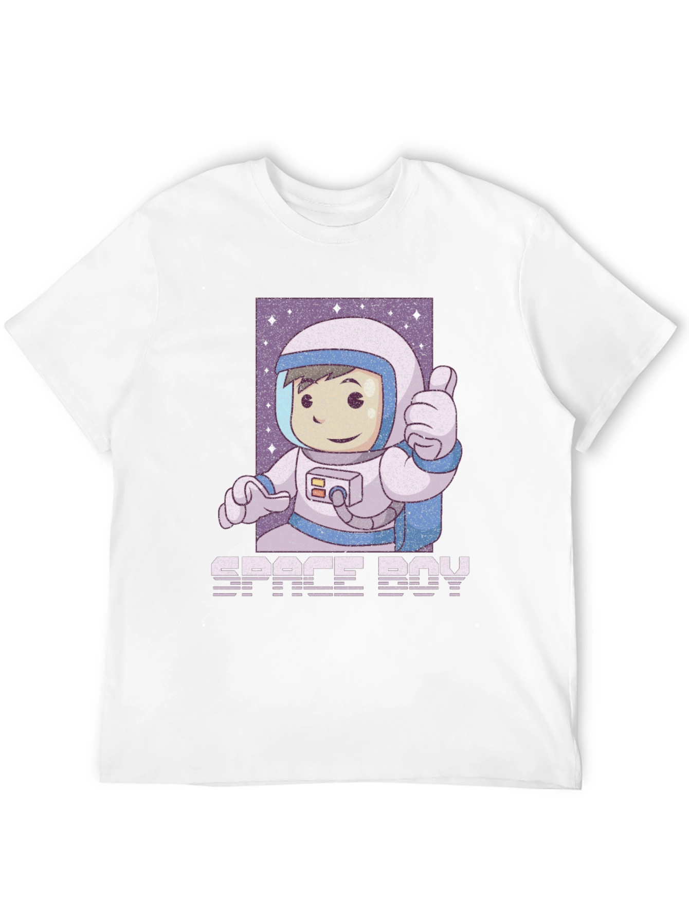 Space Boy Graphic T-Shirt - Astronaut Design