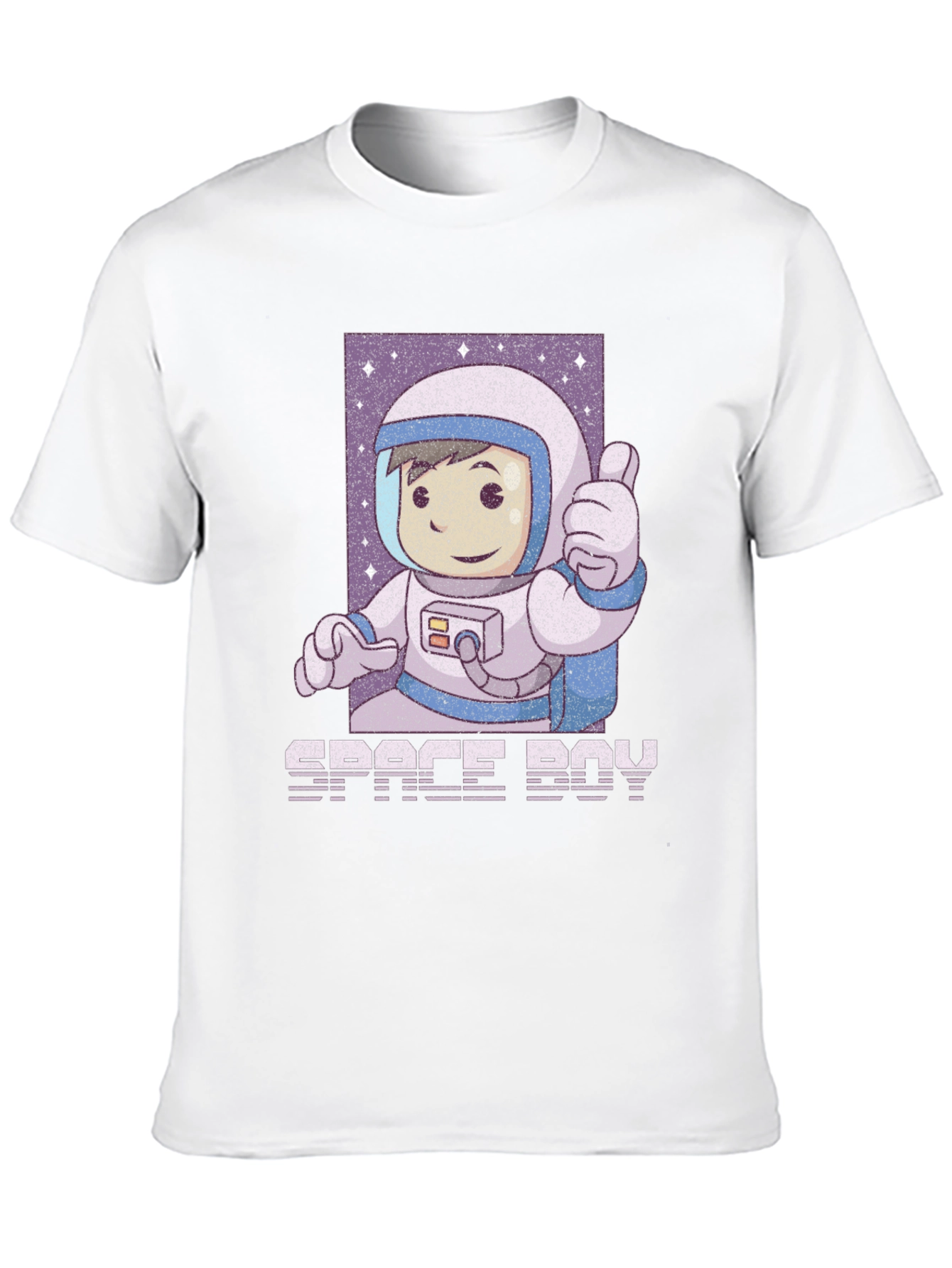 Space Boy Graphic T-Shirt - Astronaut Design