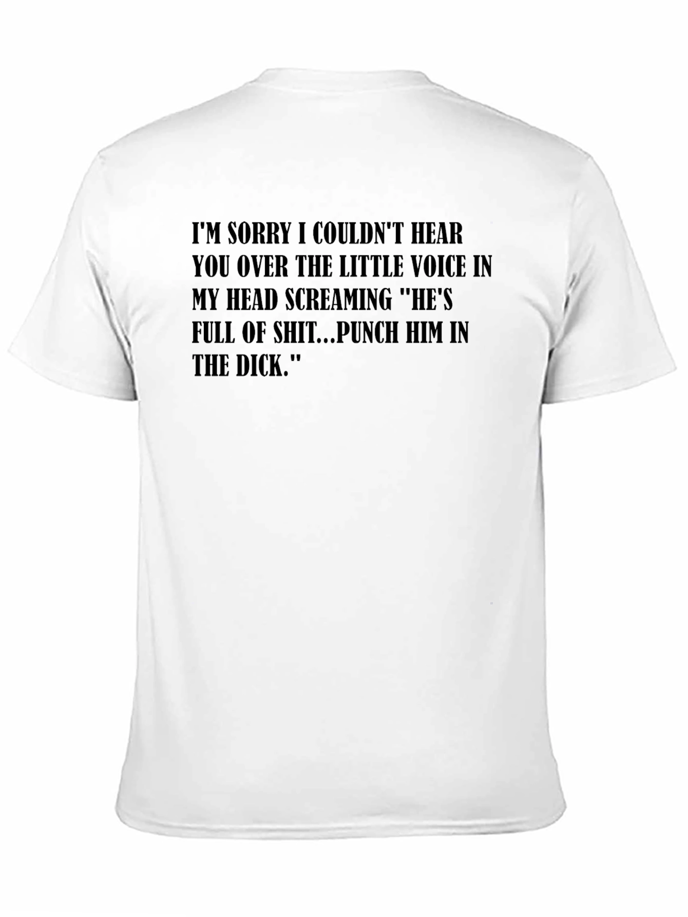 Sarcastic Graphic Tee: Punch Him!