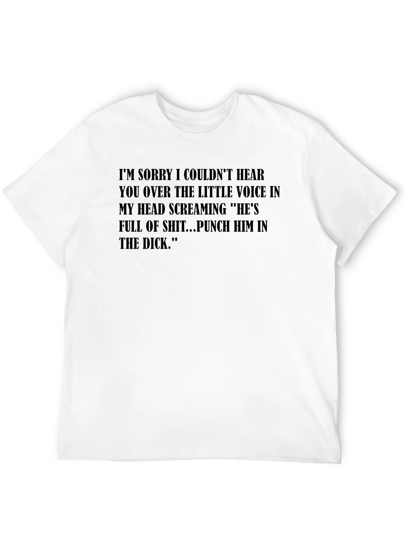 Sarcastic Graphic Tee: Punch Him!