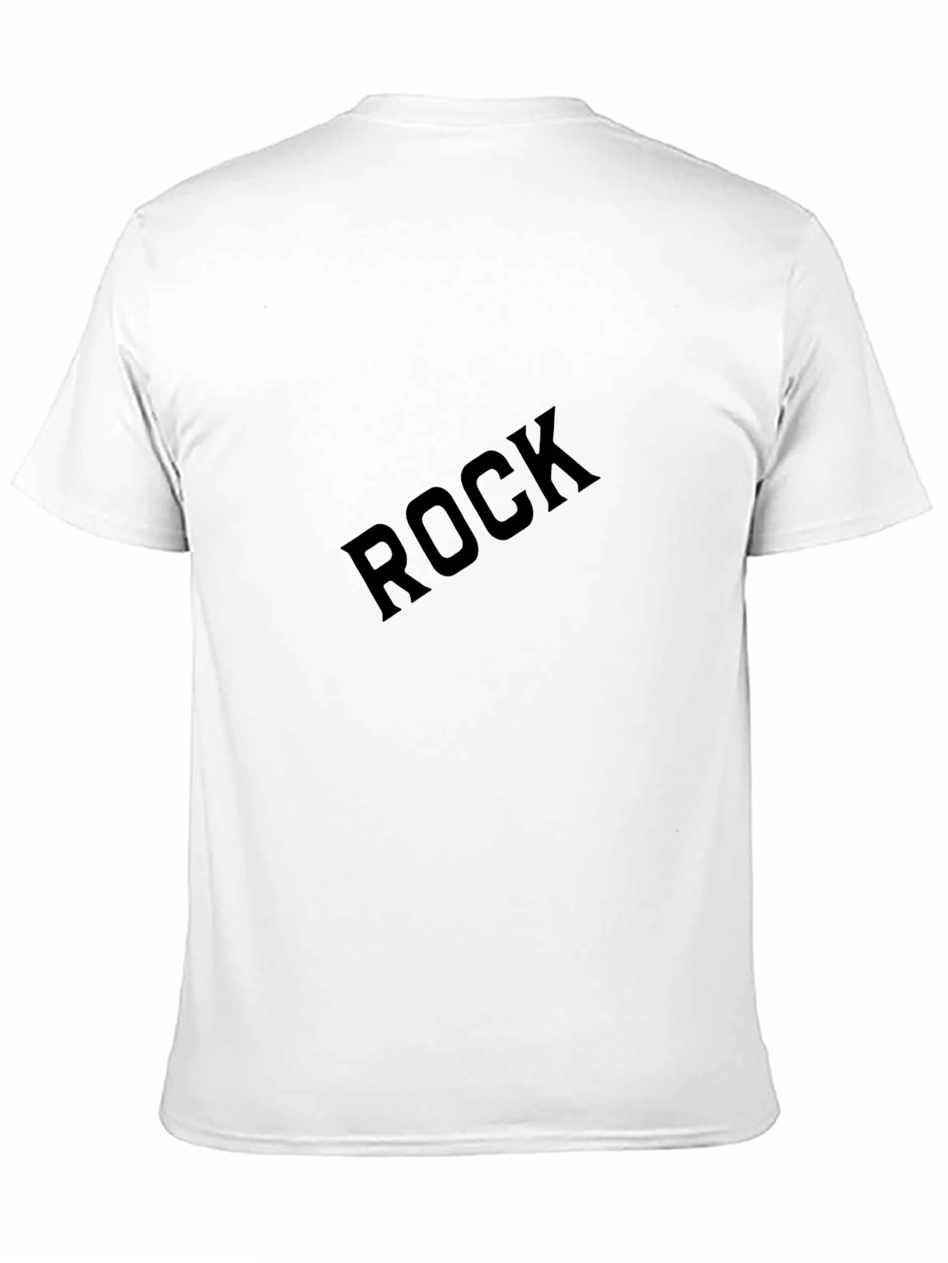 Rock Graphic T-Shirt - Black Crew Neck