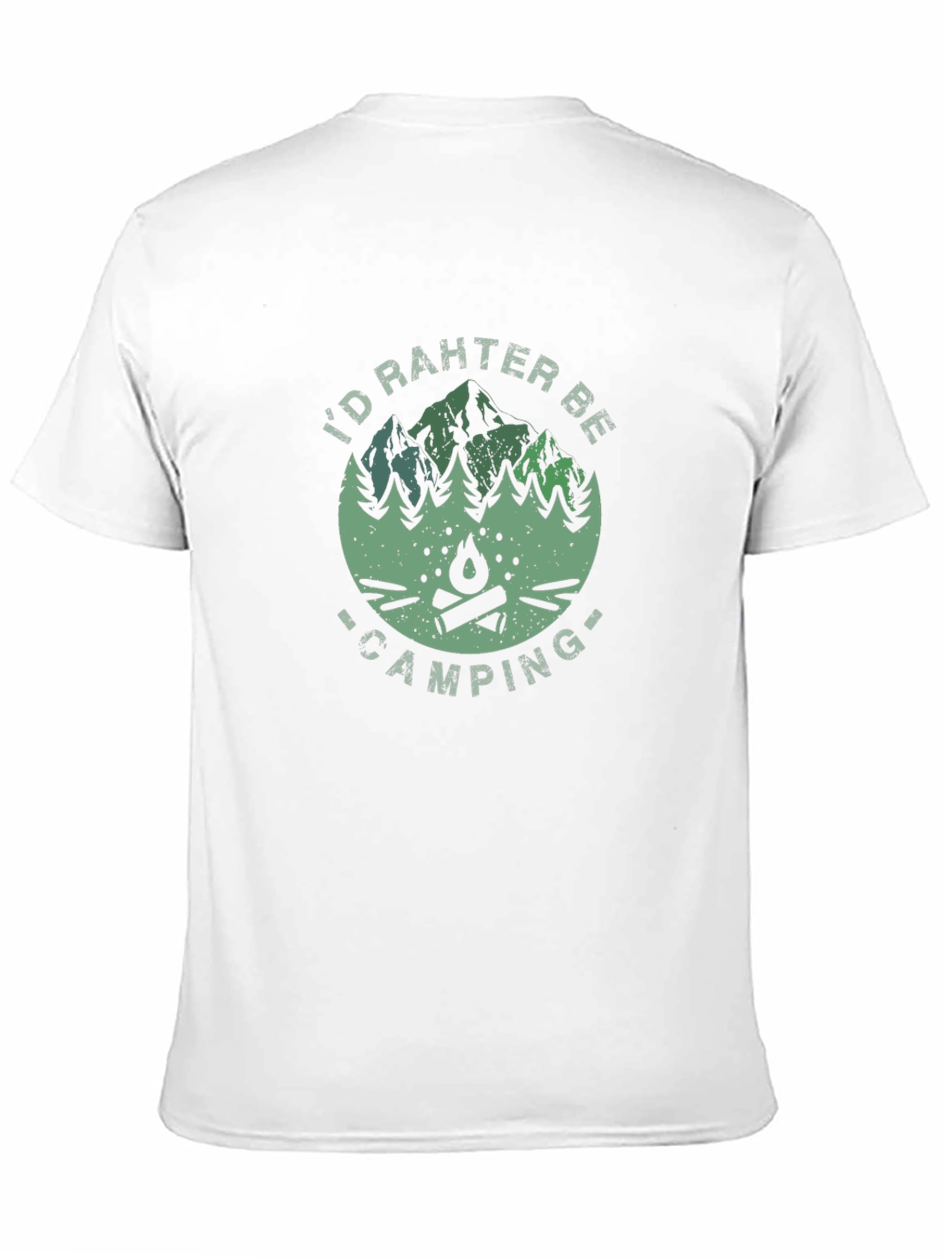 Camping Graphic Tee - Id Rather Be Camping