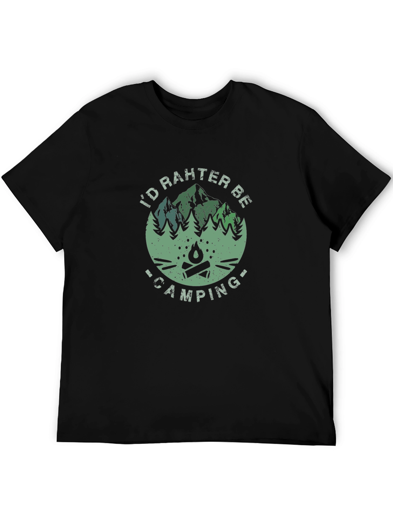 Camping Graphic Tee - Id Rather Be Camping