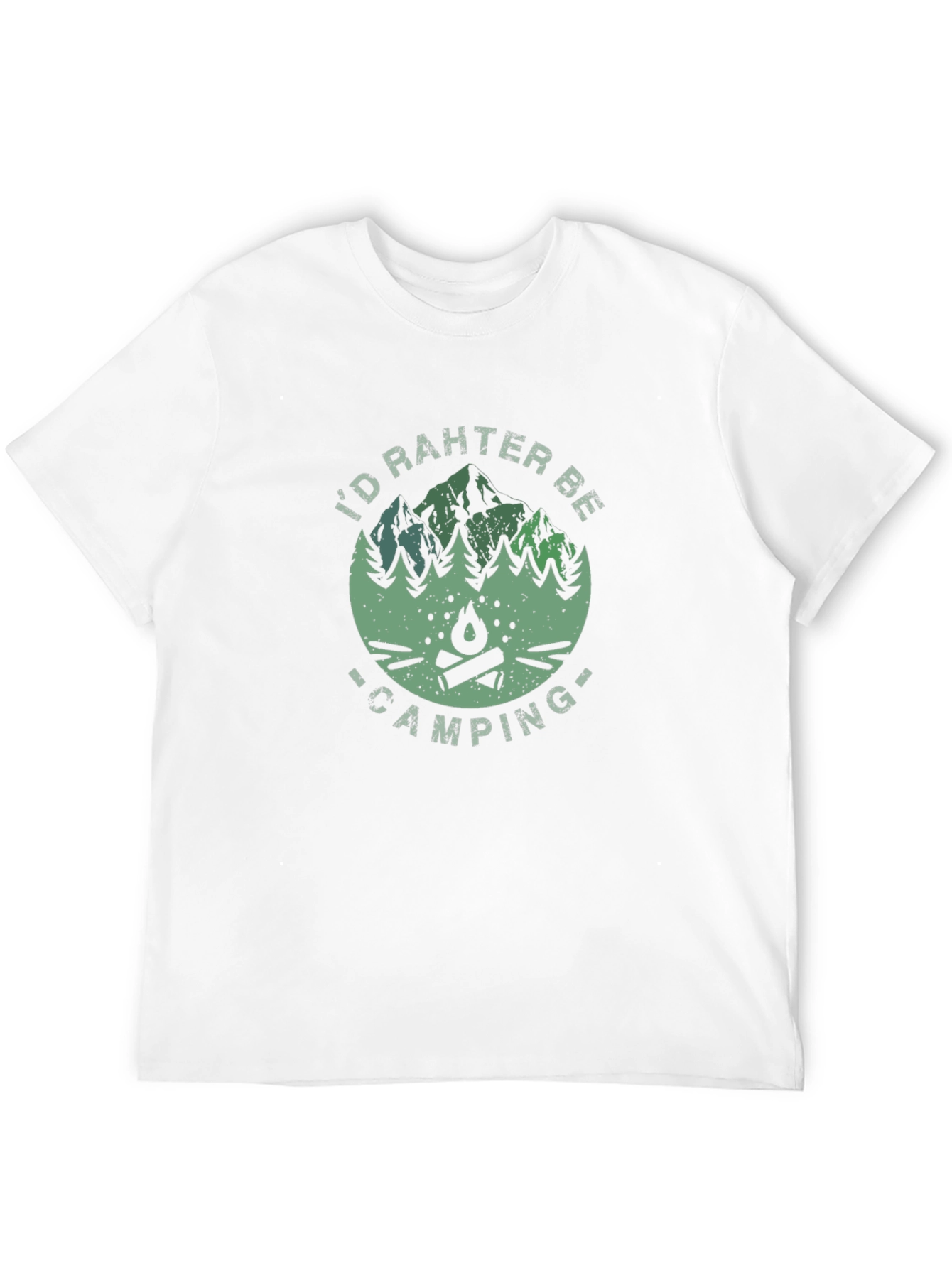 Camping Graphic Tee - Id Rather Be Camping