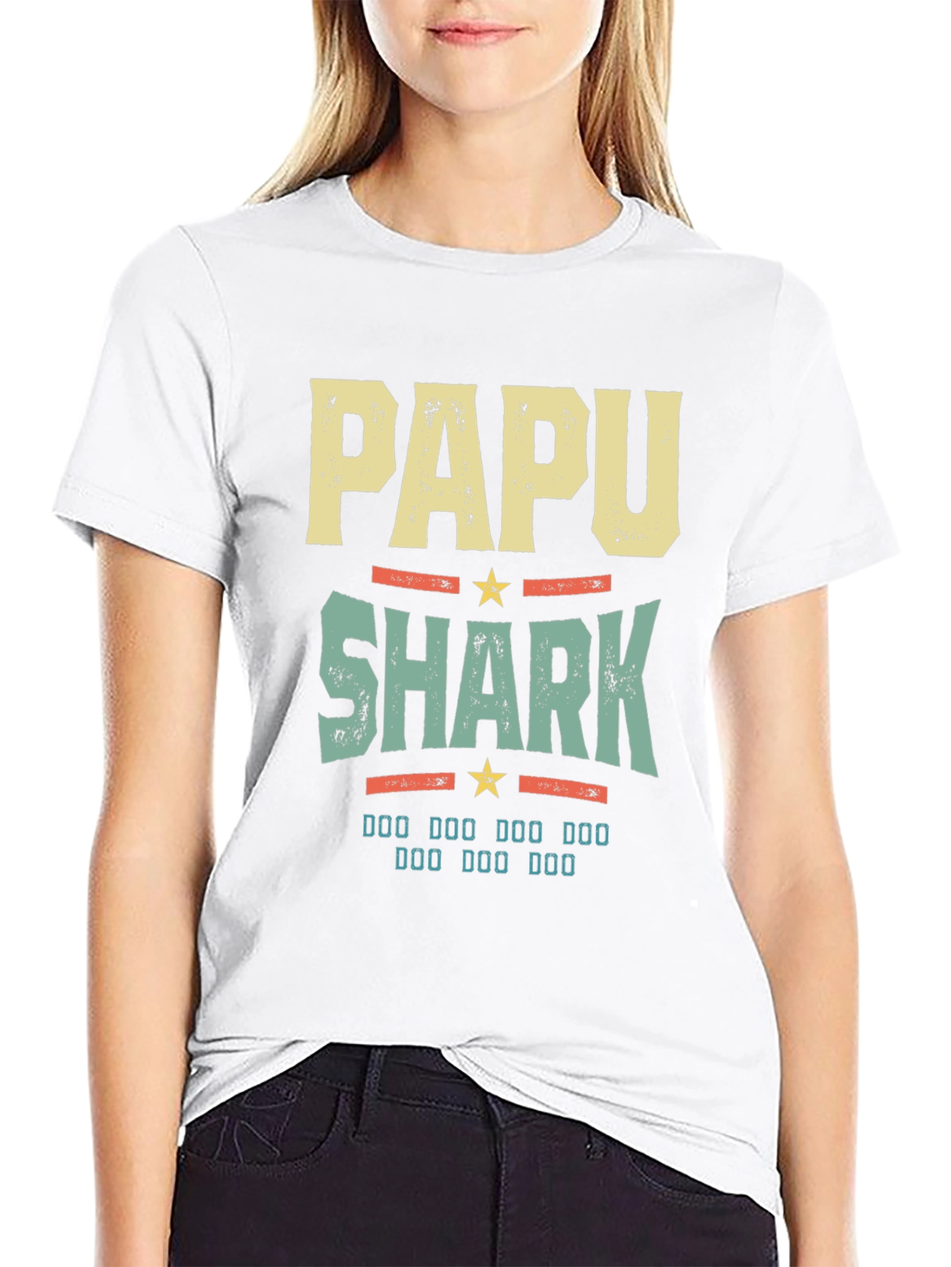 PAPA SHARK T-Shirt - Fun Dad Tee