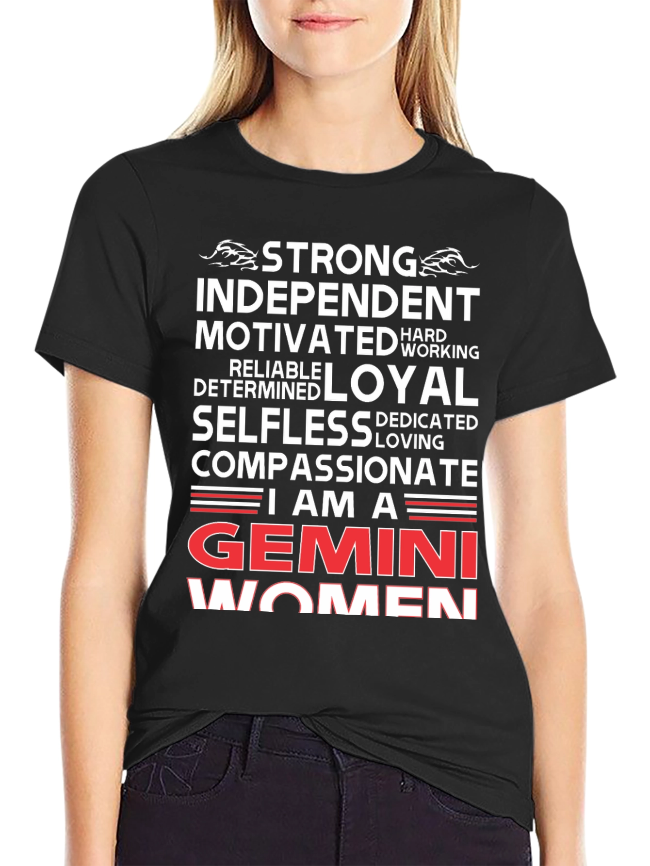 Gemini Womens Zodiac Sign T-Shirt