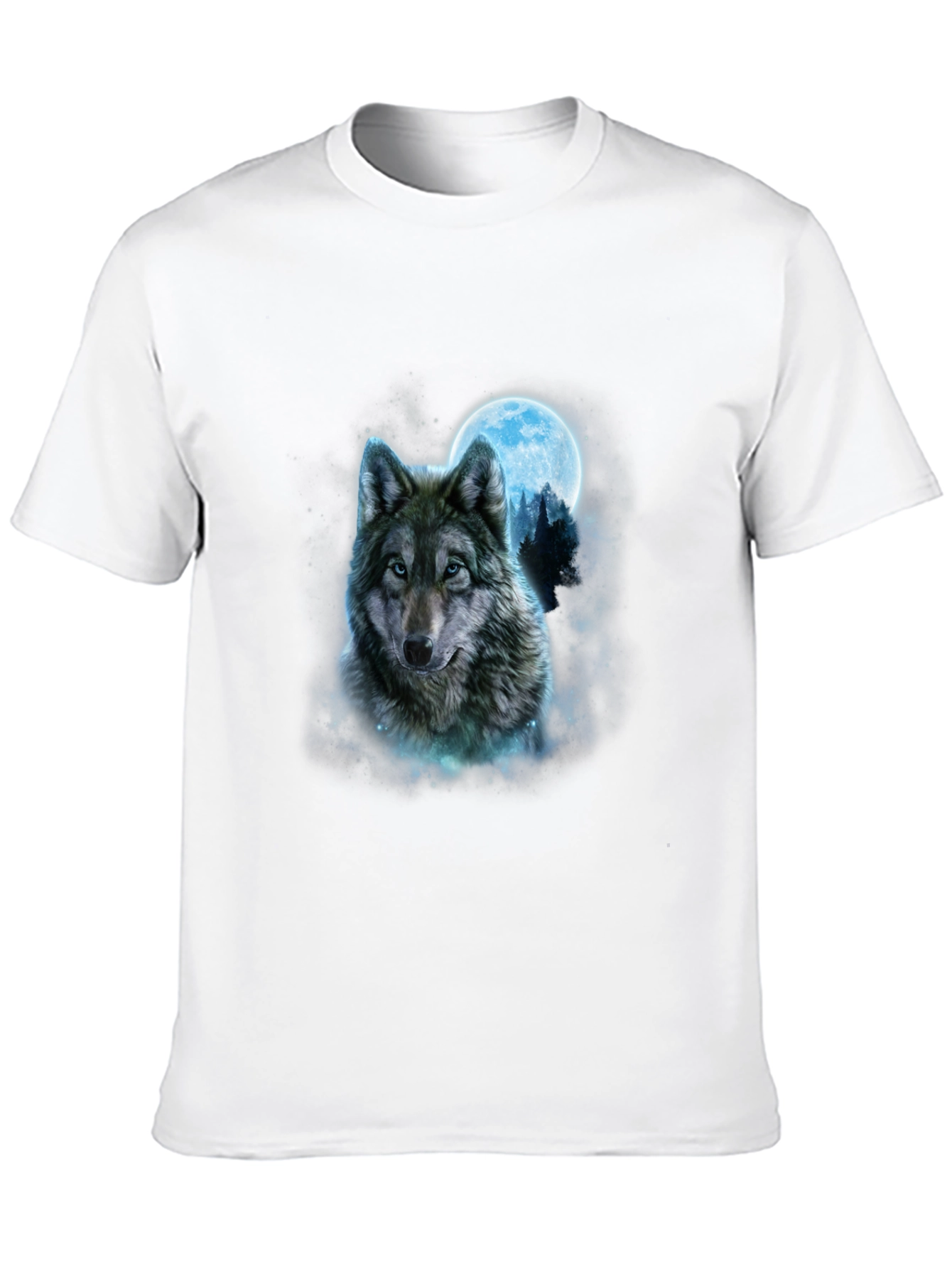 Wolf Moon Graphic Tee - Black