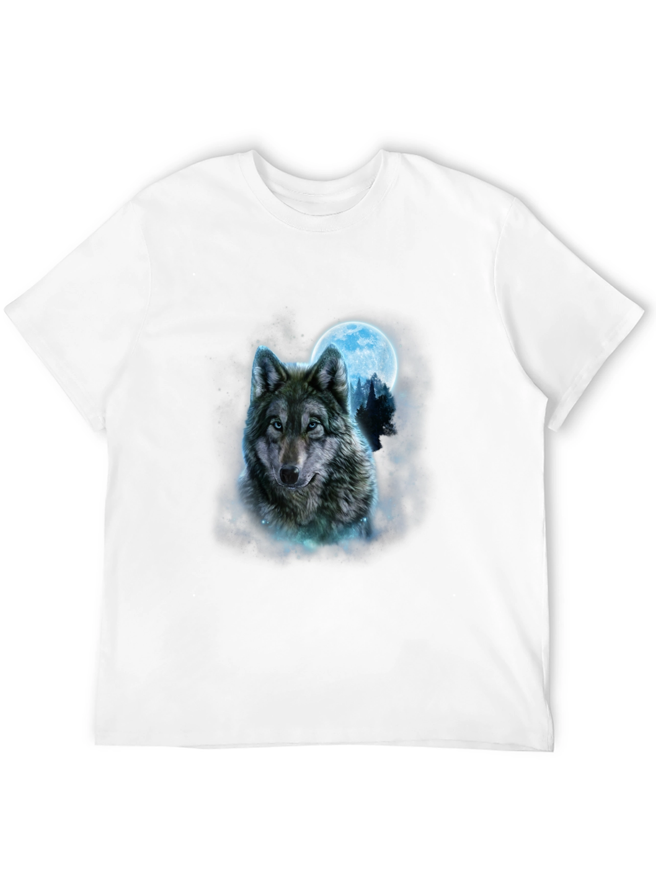 Wolf Moon Graphic Tee - Black