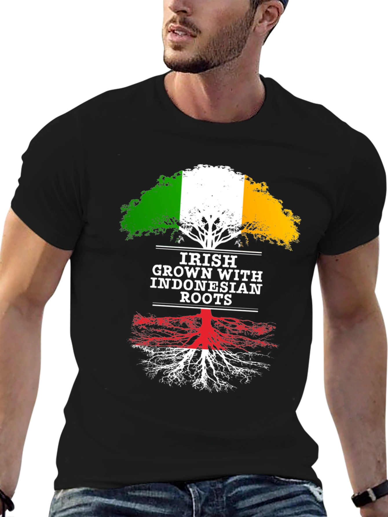 Irish Grown Indonesian Roots T-Shirt