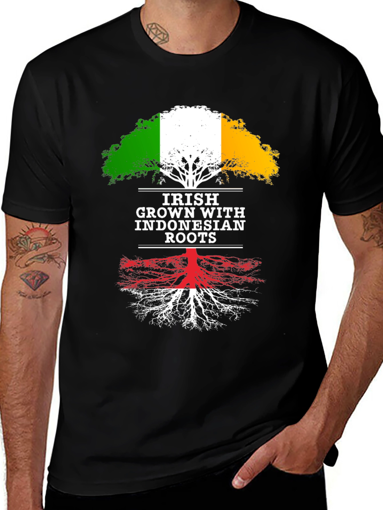 Irish Grown Indonesian Roots T-Shirt