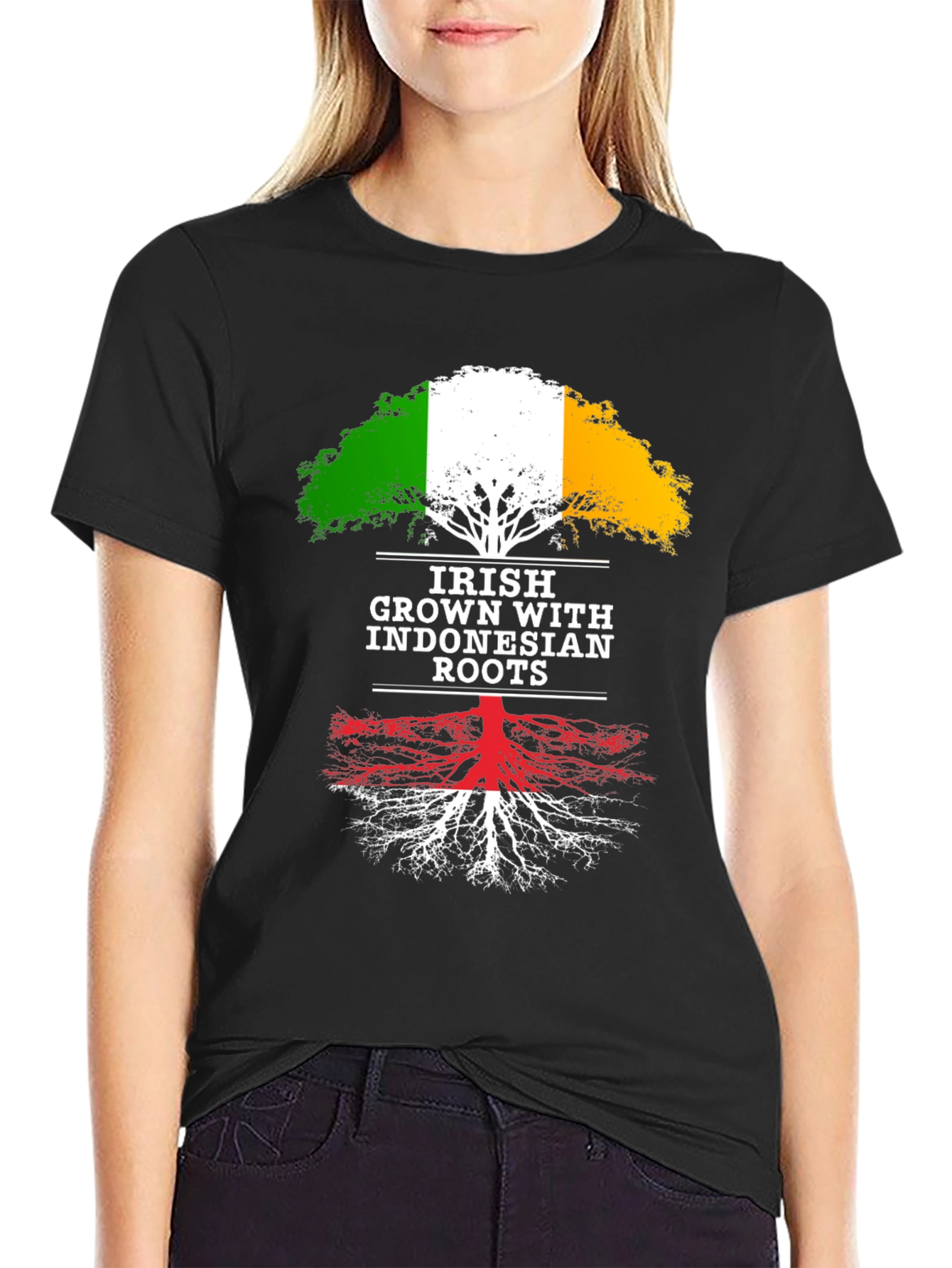 Irish Grown Indonesian Roots T-Shirt