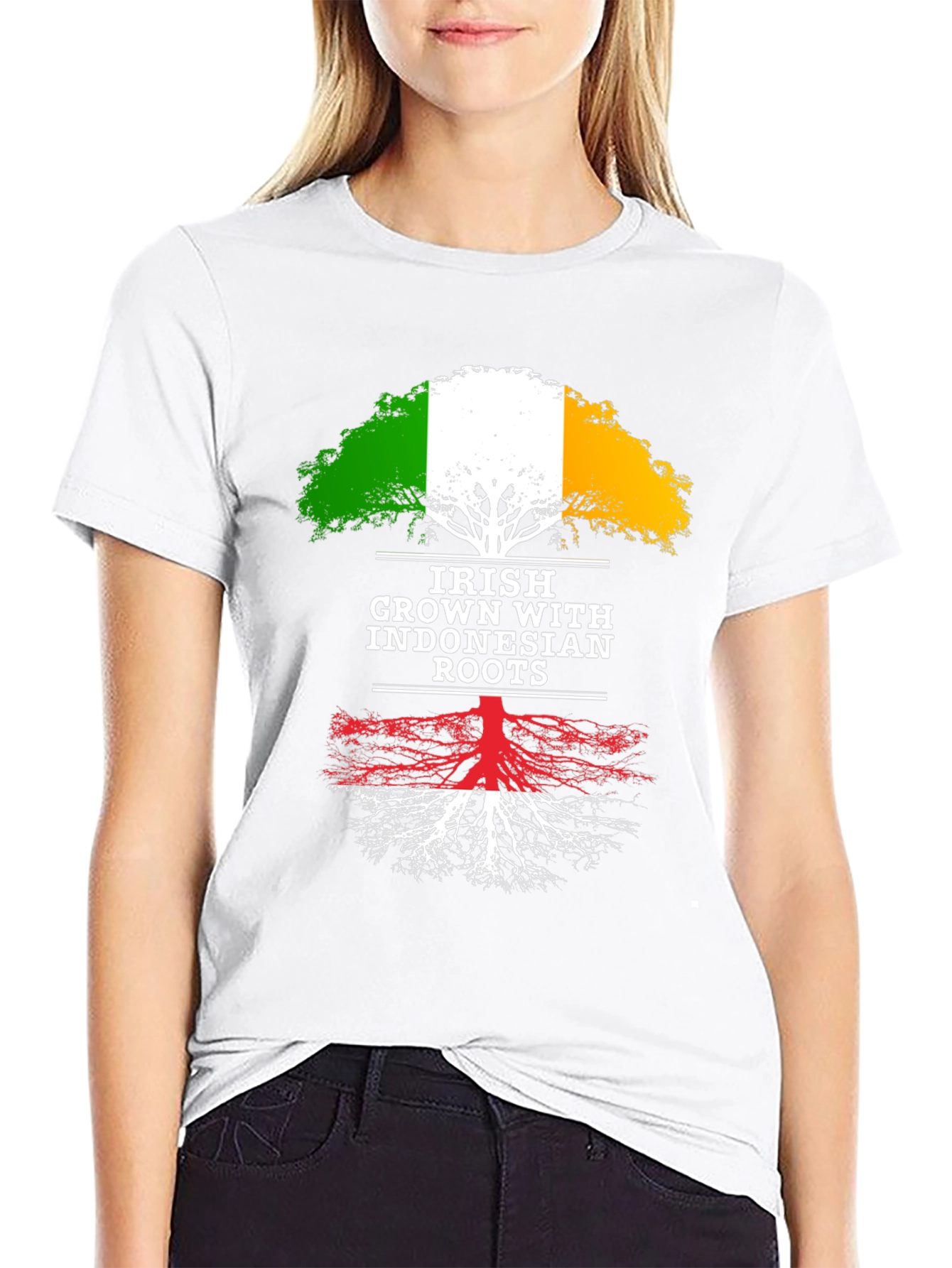 Irish Grown Indonesian Roots T-Shirt