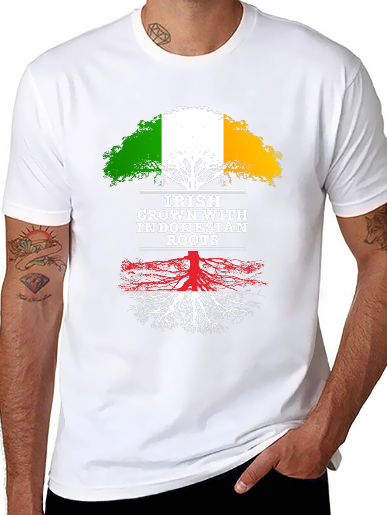 Irish Grown Indonesian Roots T-Shirt