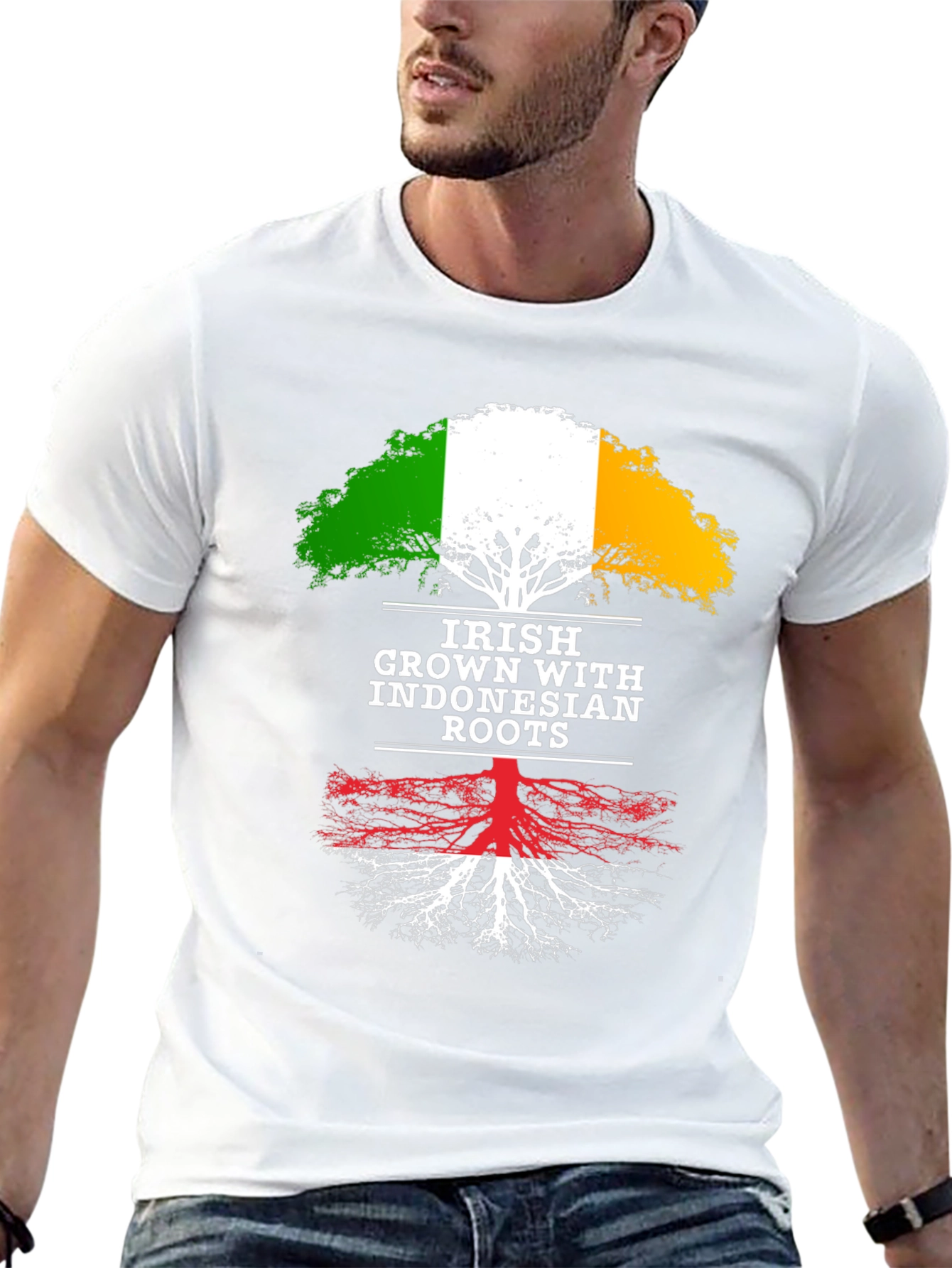 Irish Grown Indonesian Roots T-Shirt