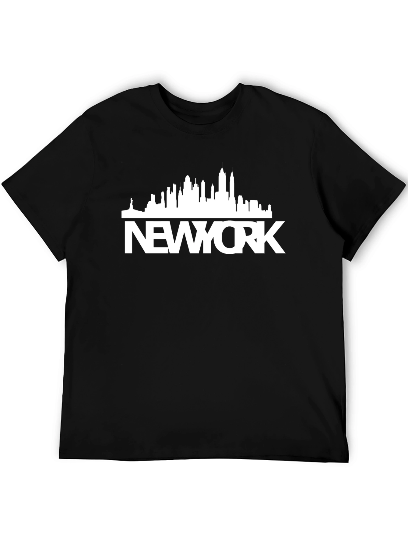 New York Skyline T-Shirt - Black