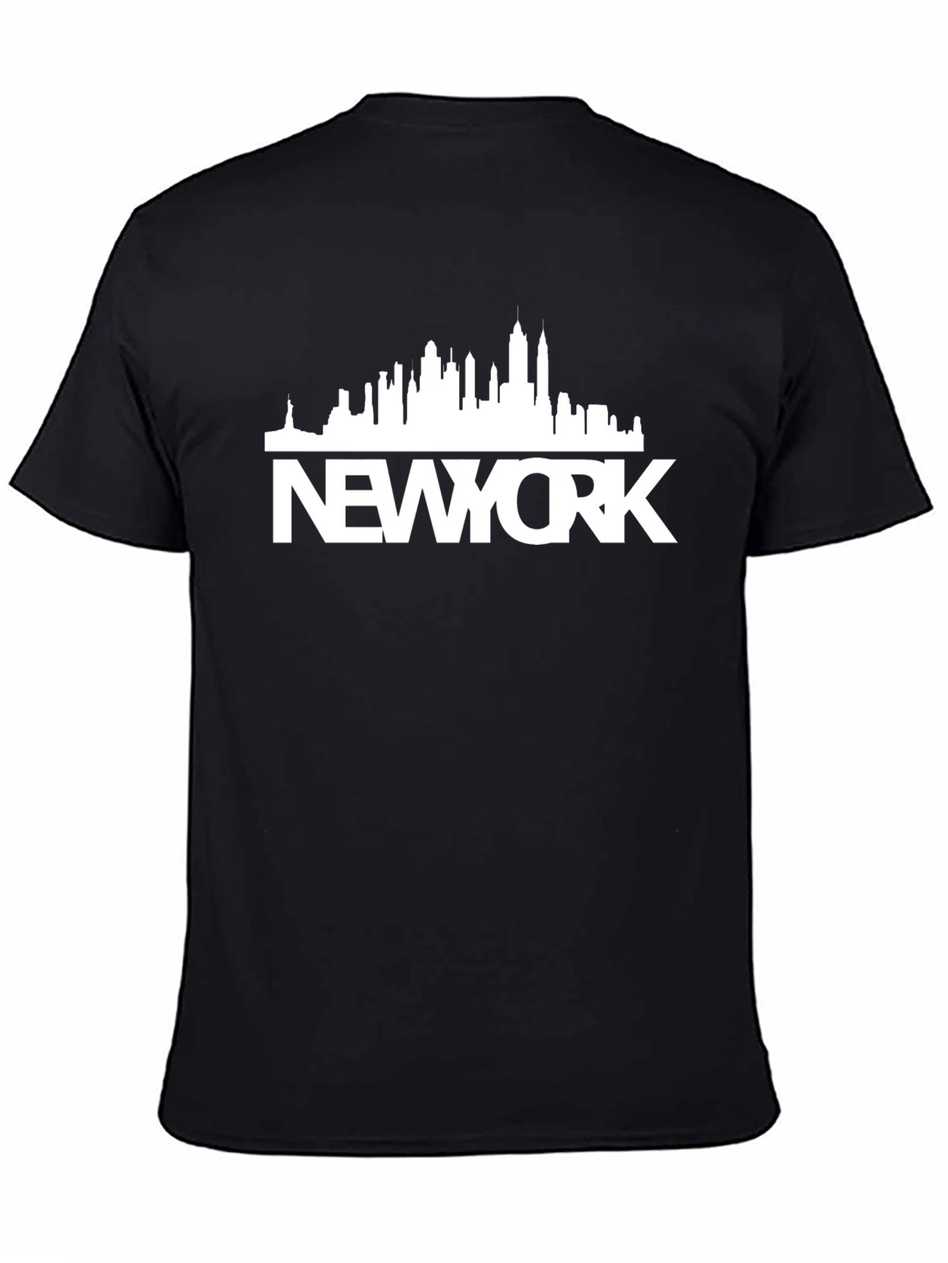 New York Skyline T-Shirt - Black