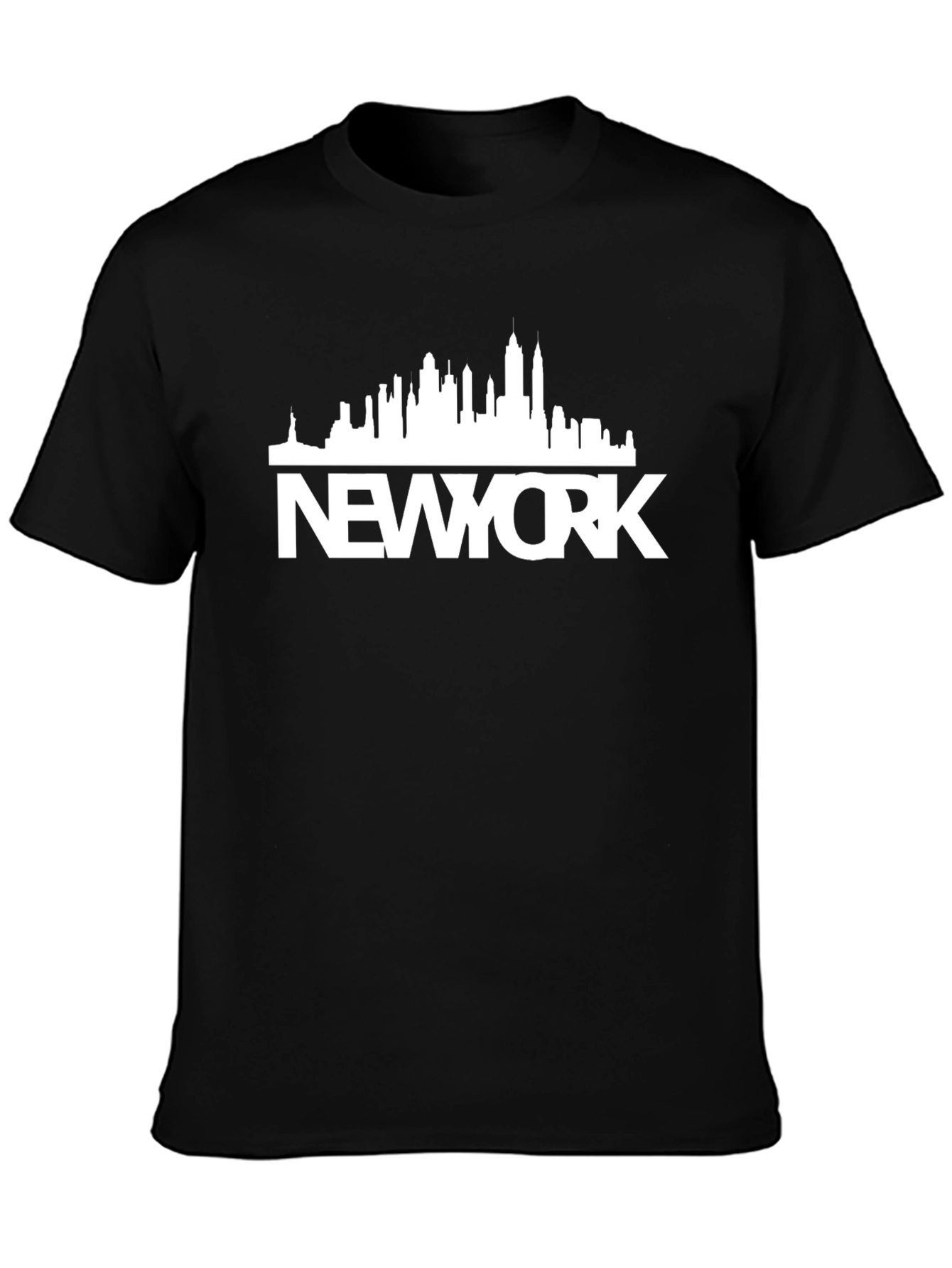 New York Skyline T-Shirt - Black