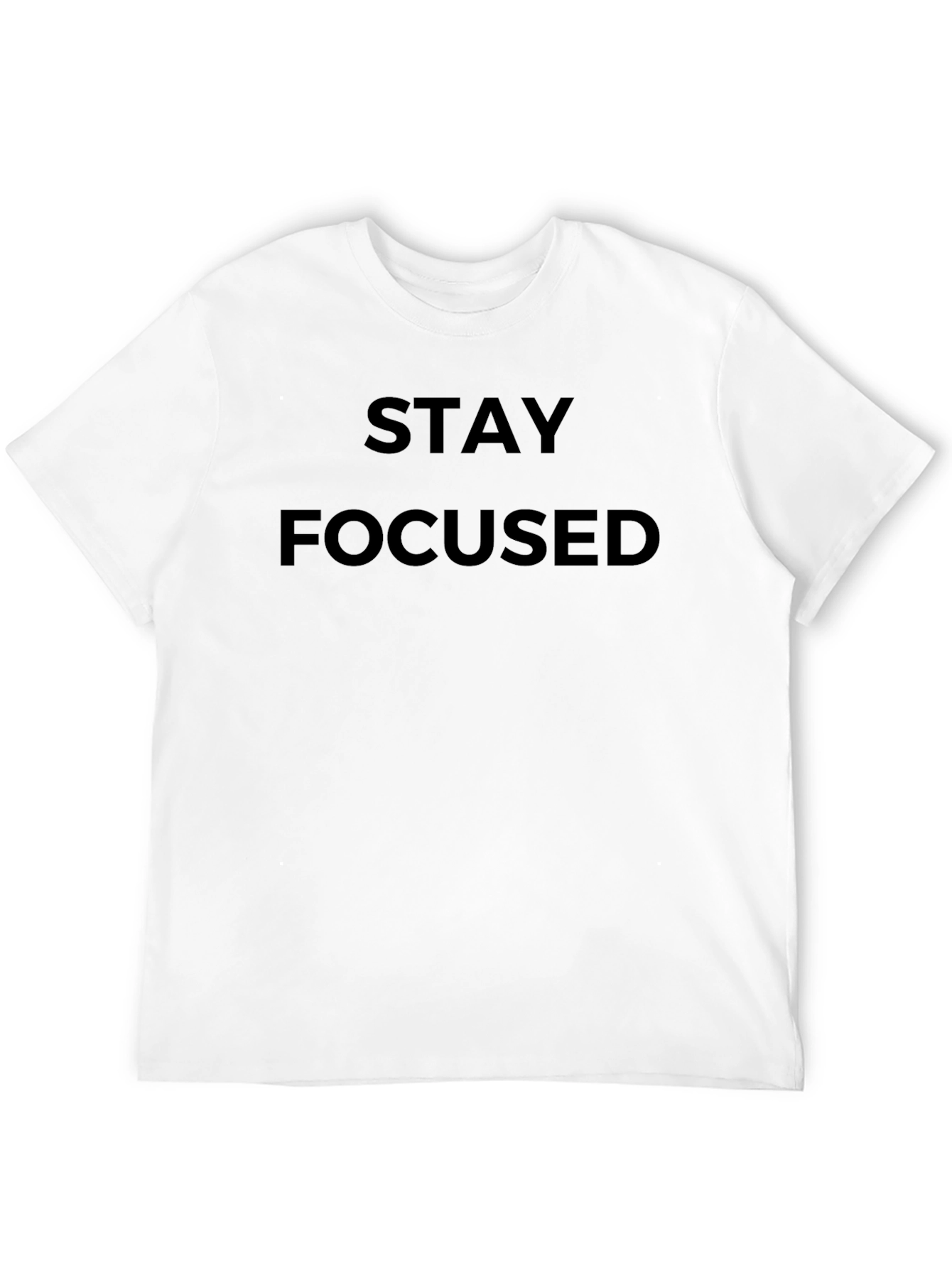 Stay Focused Black T-Shirt