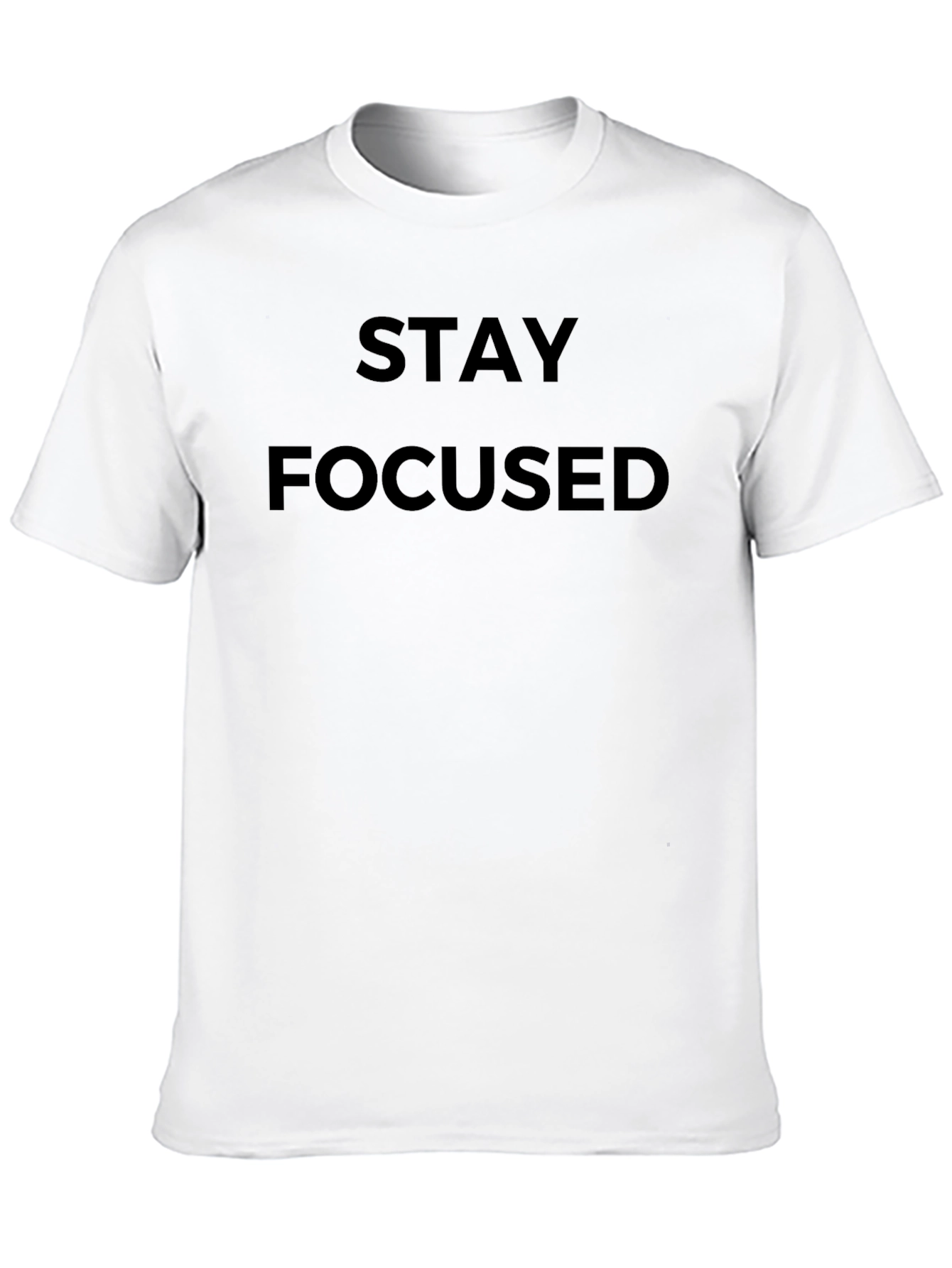 Stay Focused Black T-Shirt