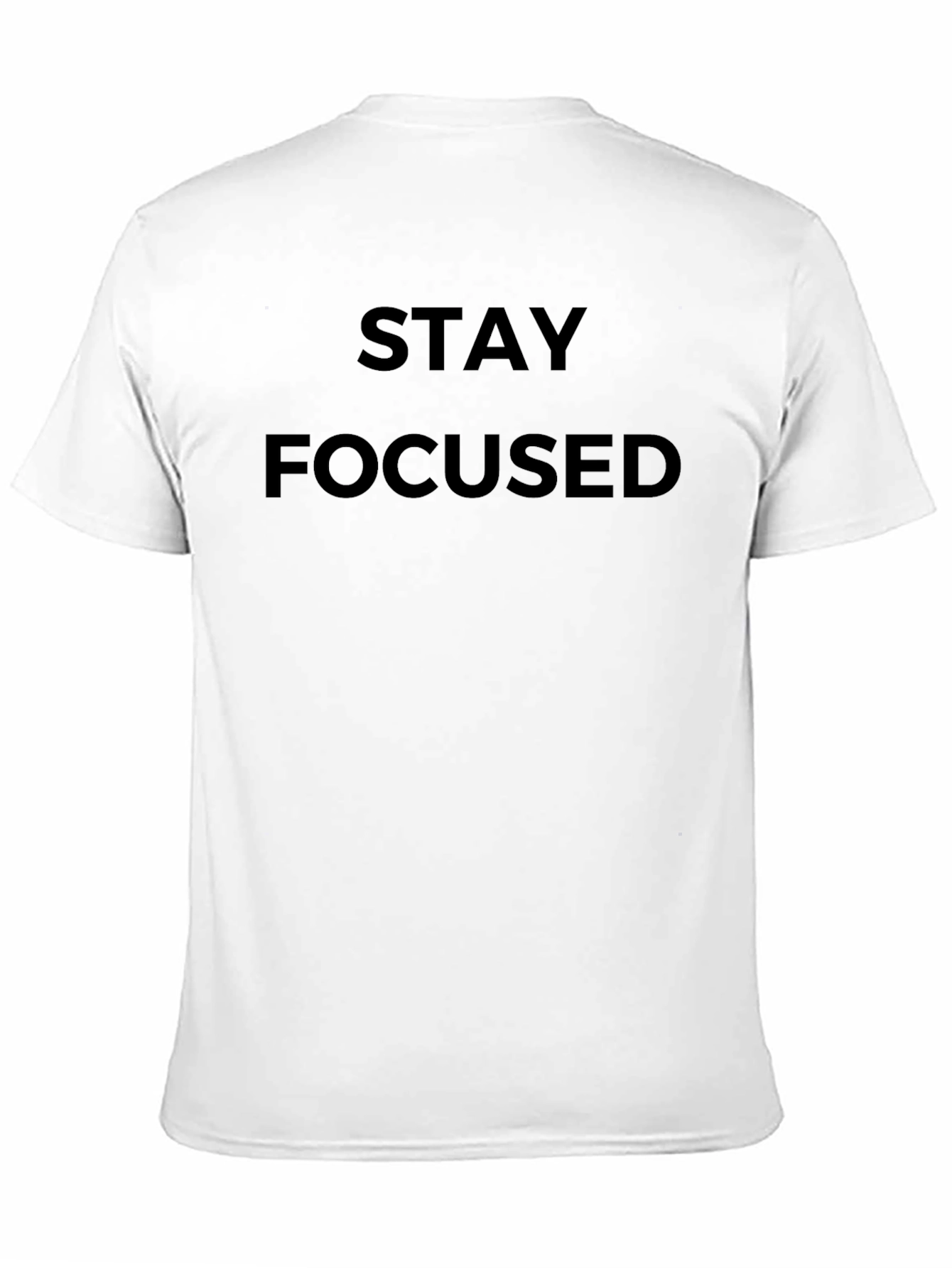 Stay Focused Black T-Shirt