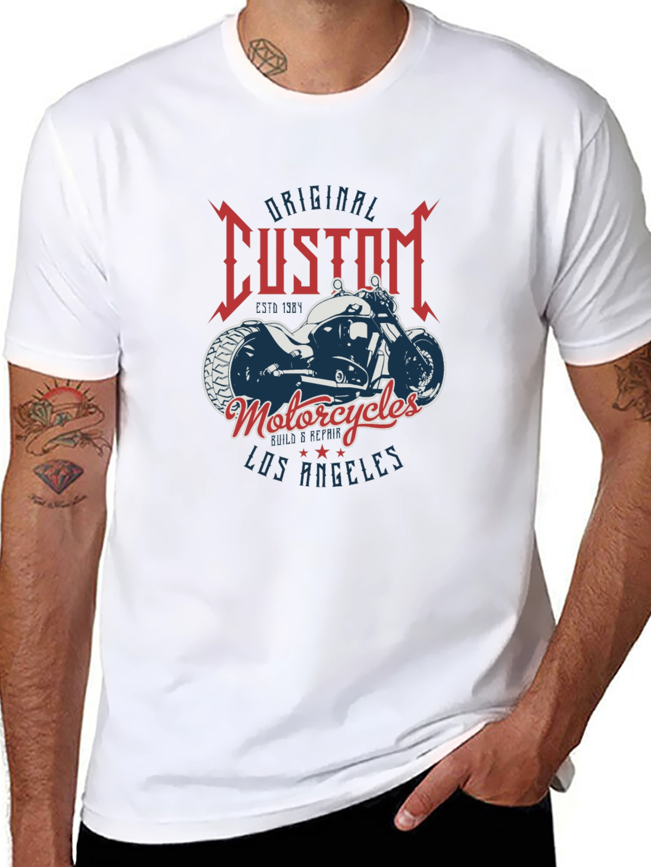 Original Custom Motorcycles Tee - Los Angeles