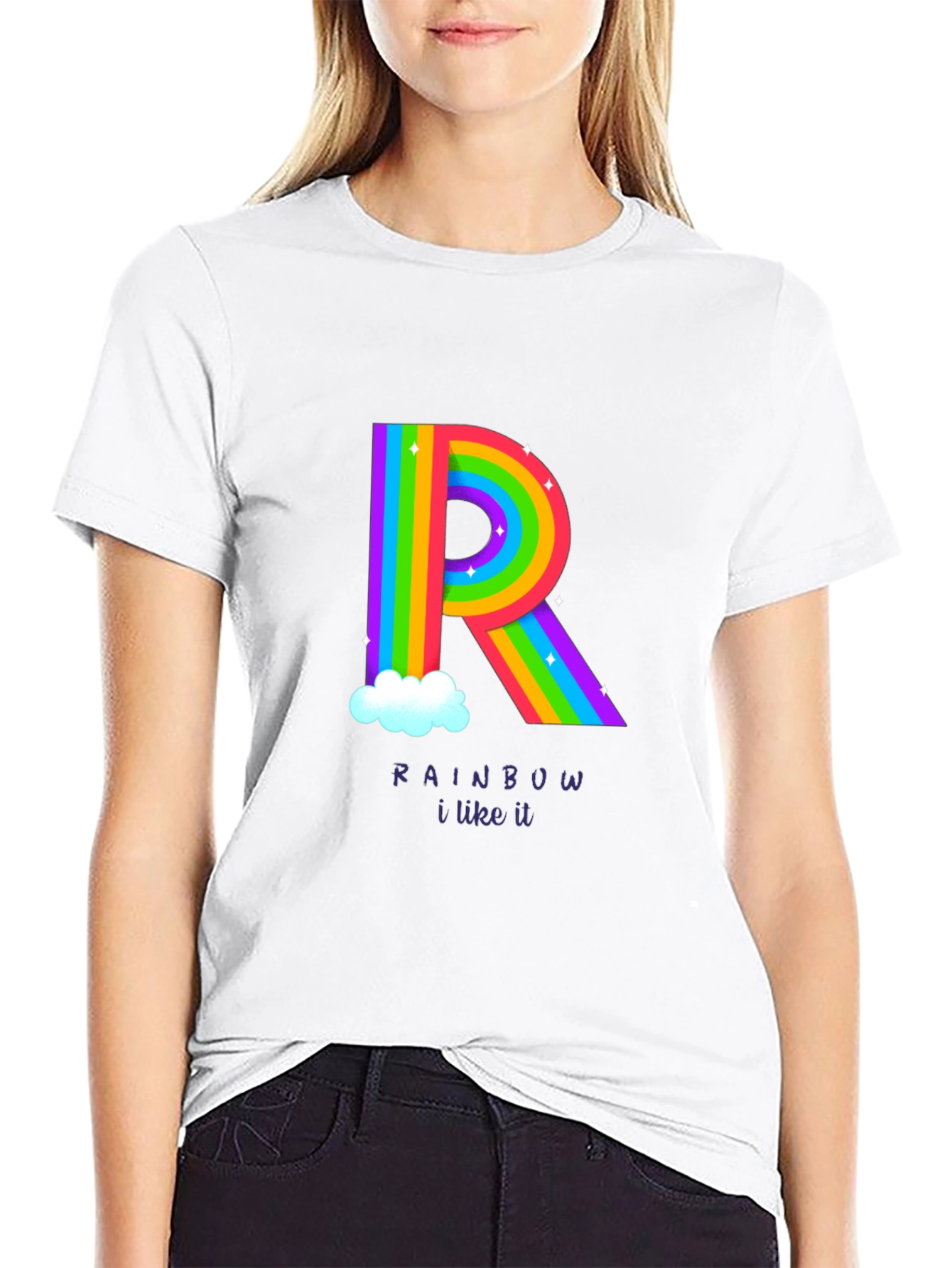 Rainbow R T-Shirt - I Like It!