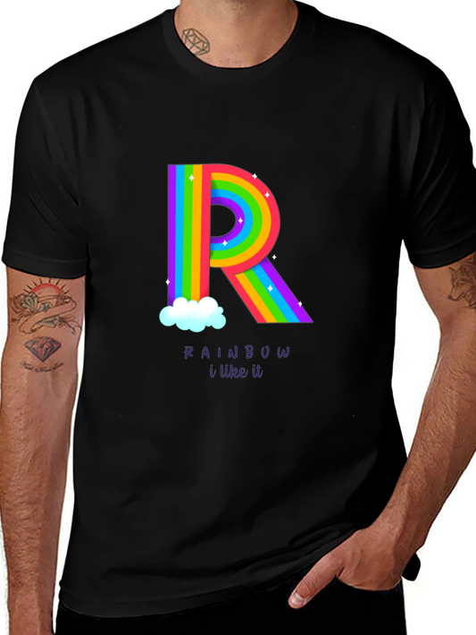 Rainbow R T-Shirt - I Like It!